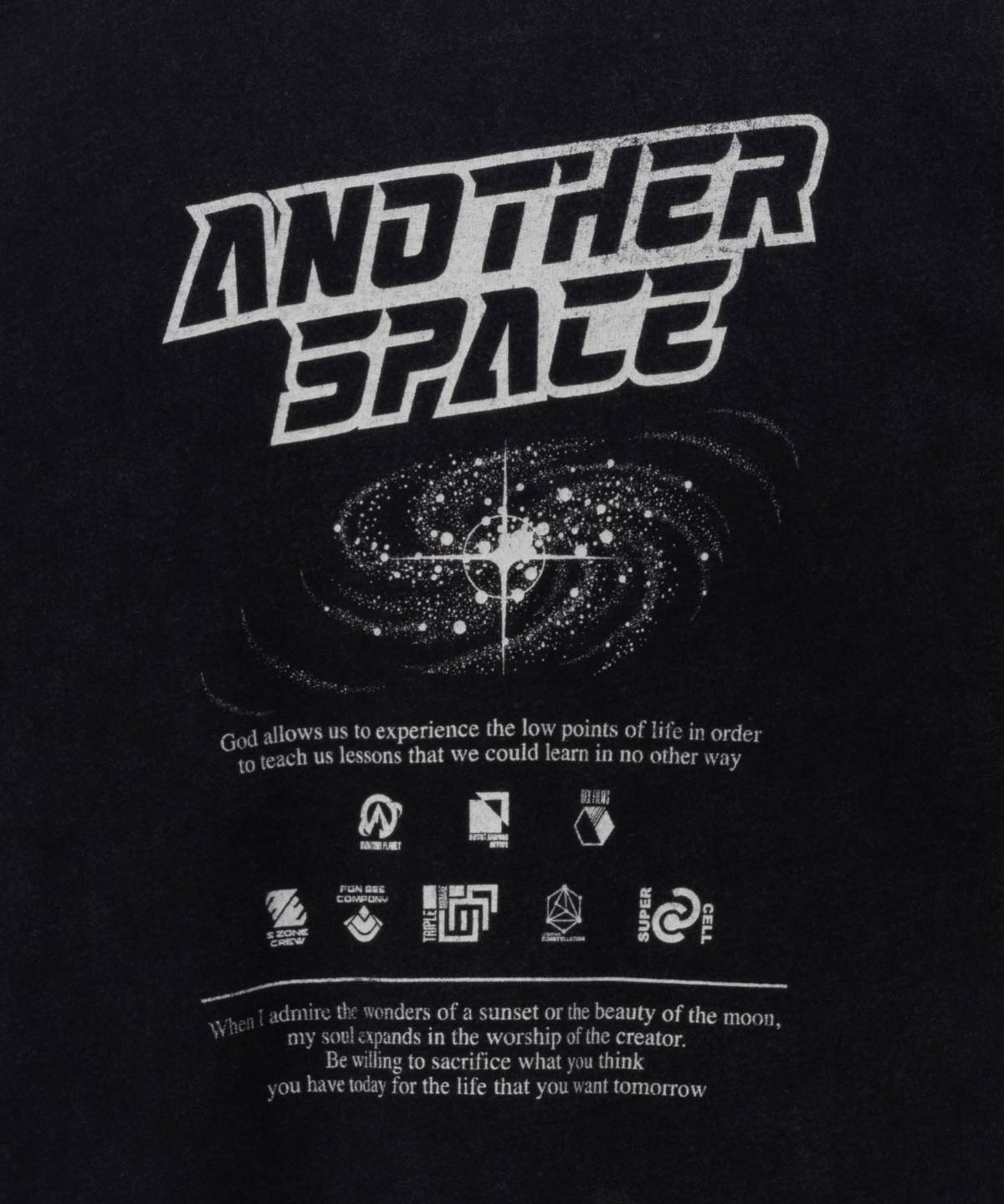 NOBLE PRODUCT スノー加工ムービーTシャツ メンズ