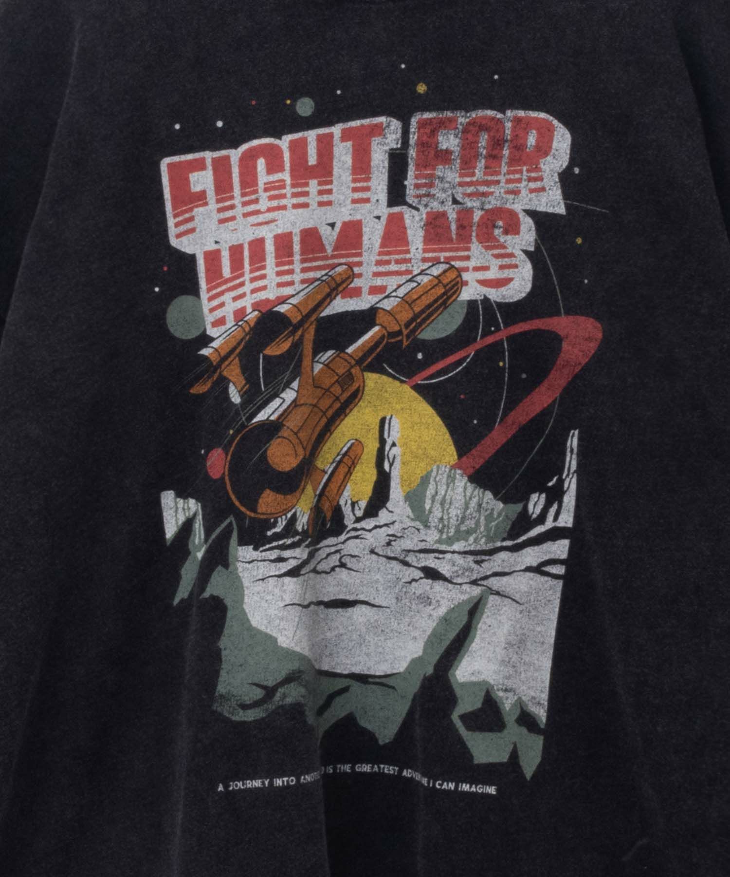 NOBLE PRODUCT スノー加工ムービーTシャツ メンズ