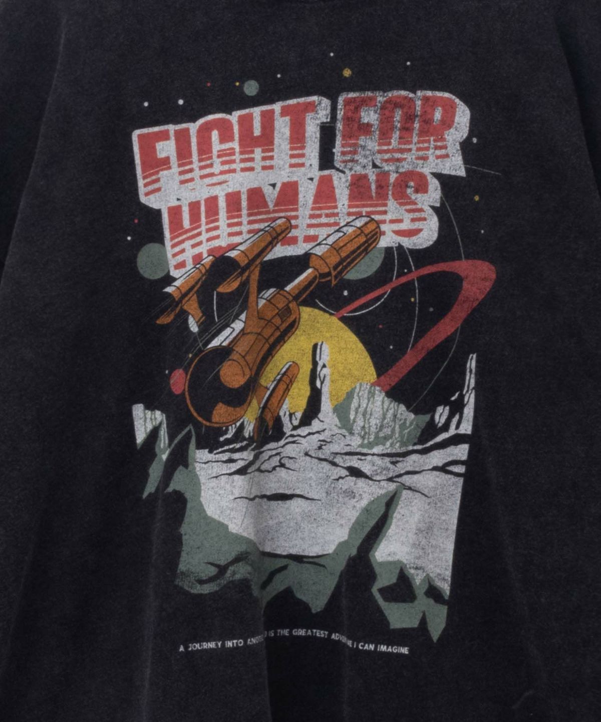 NOBLE PRODUCT スノー加工ムービーTシャツ メンズ