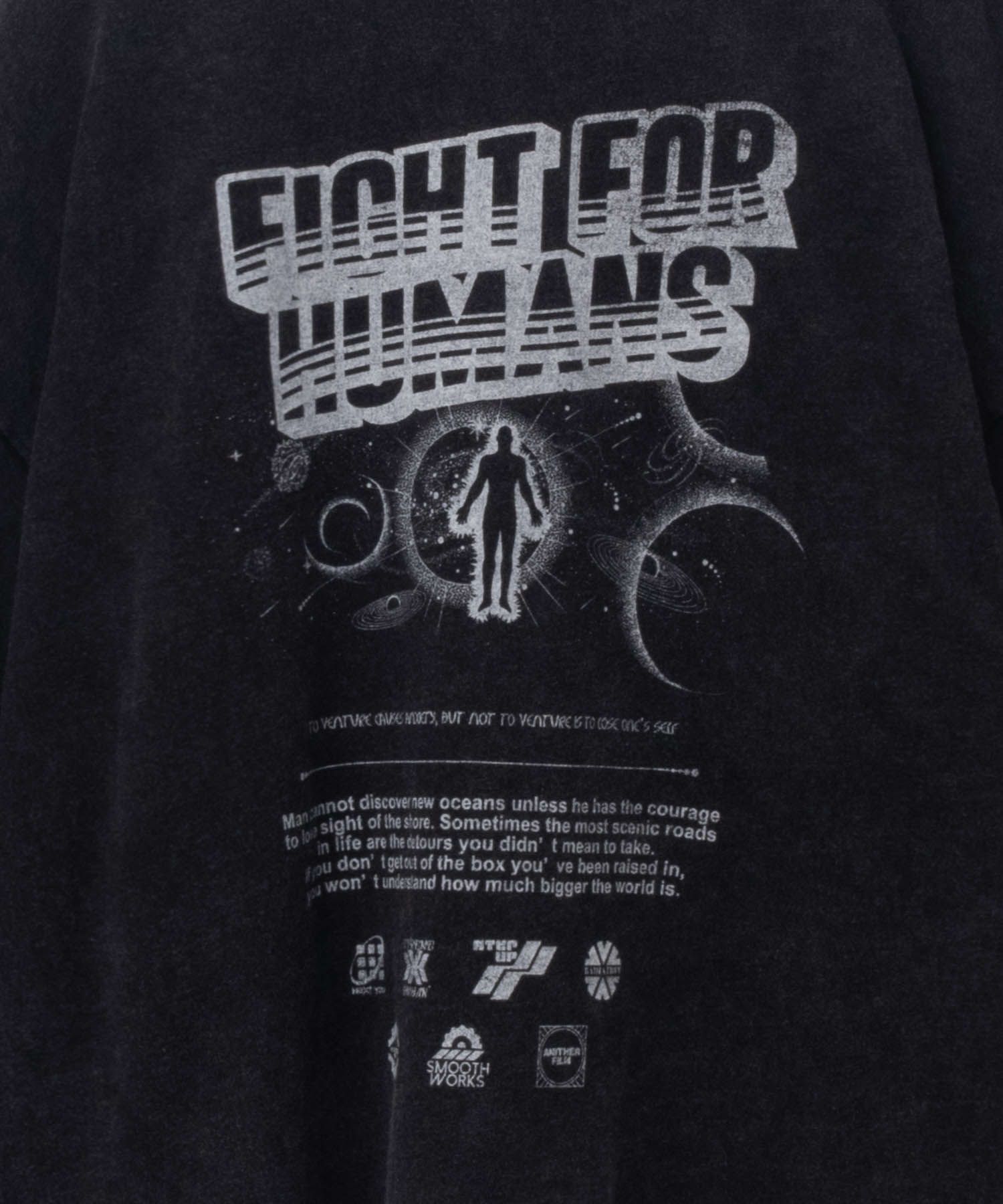 NOBLE PRODUCT スノー加工ムービーTシャツ メンズ