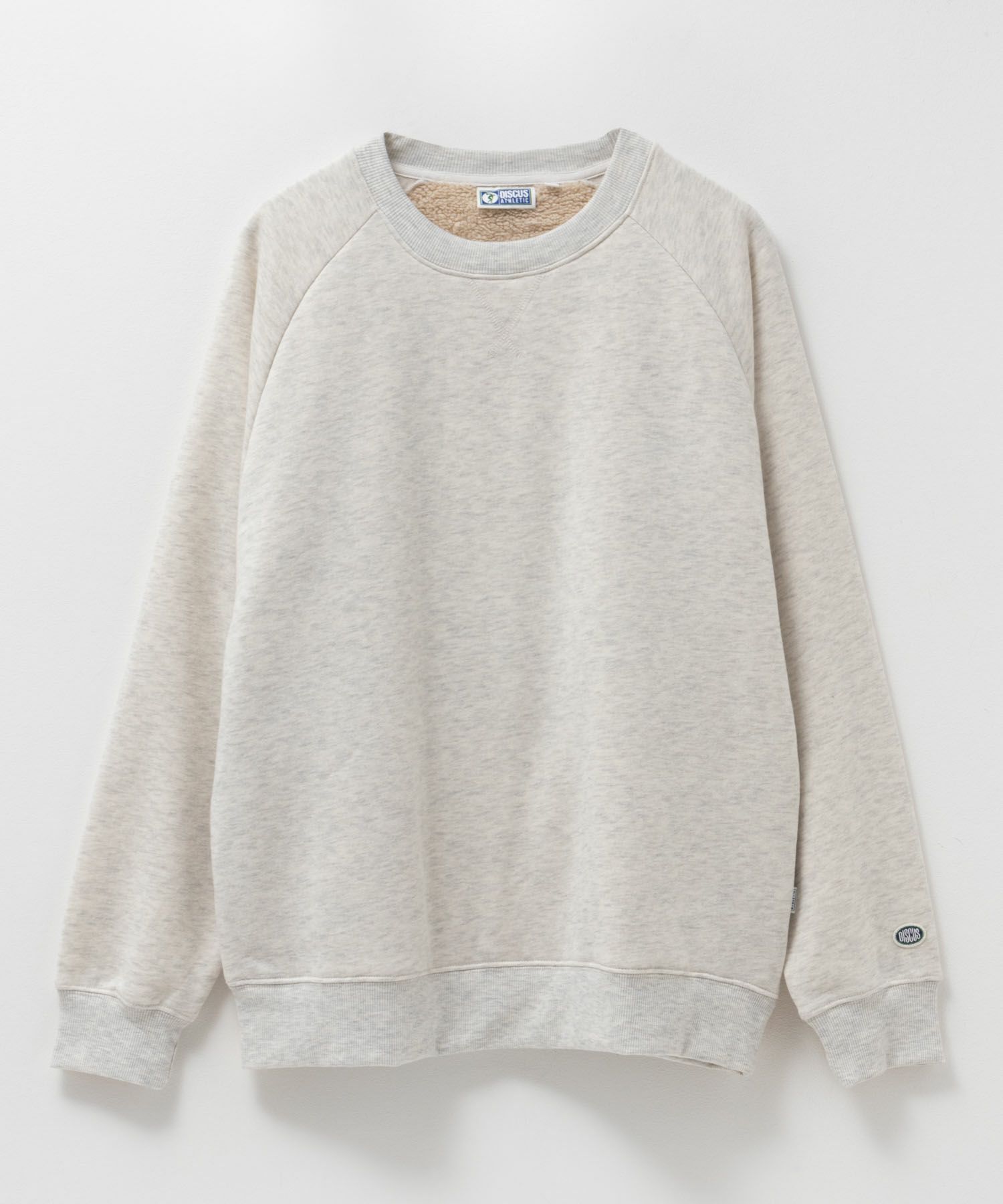 DISCUS  裏ボアクルーネックトレーナー メンズ商品サムネイル-1