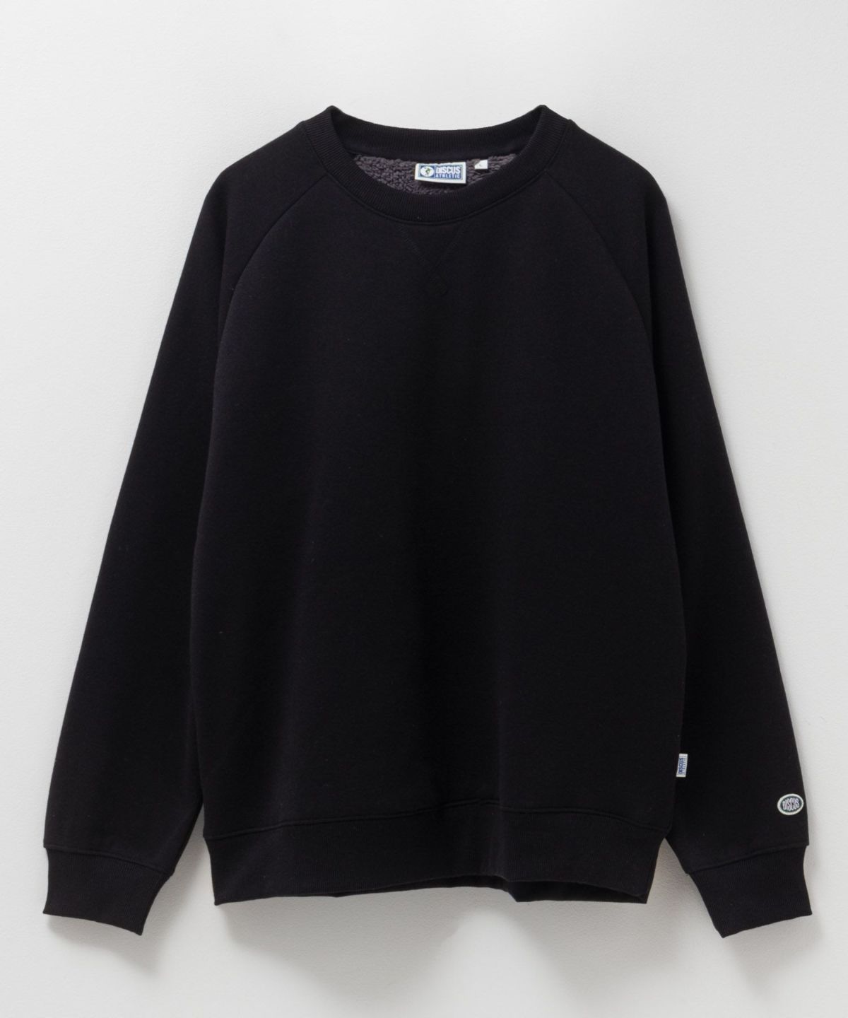 DISCUS 裏ボアクルーネックトレーナー メンズ