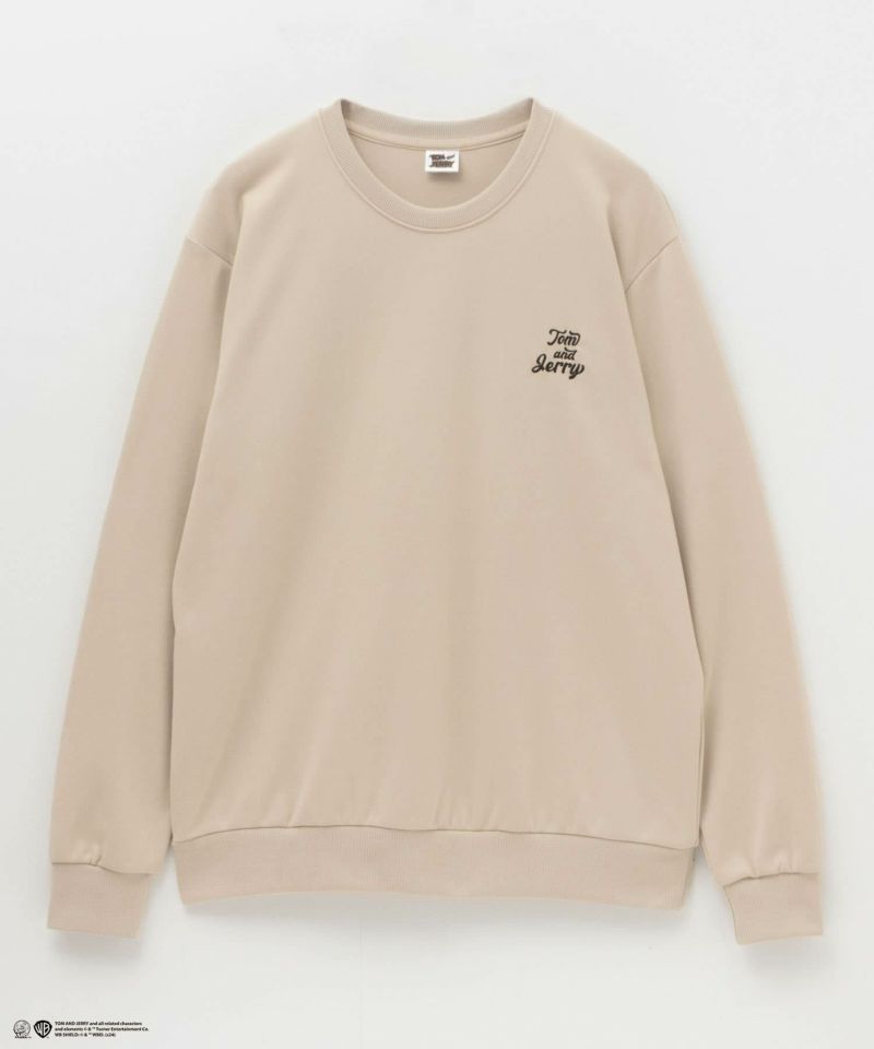 Tom and Jerry ポンチ素材 バックサガラ刺繍トレーナー メンズ商品画像-5