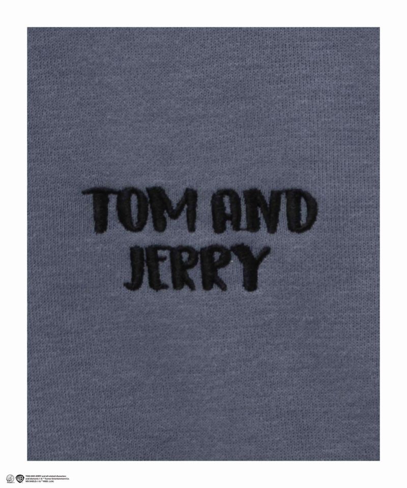 Tom and Jerry ポンチ素材 バックサガラ刺繍トレーナー メンズ商品画像-7
