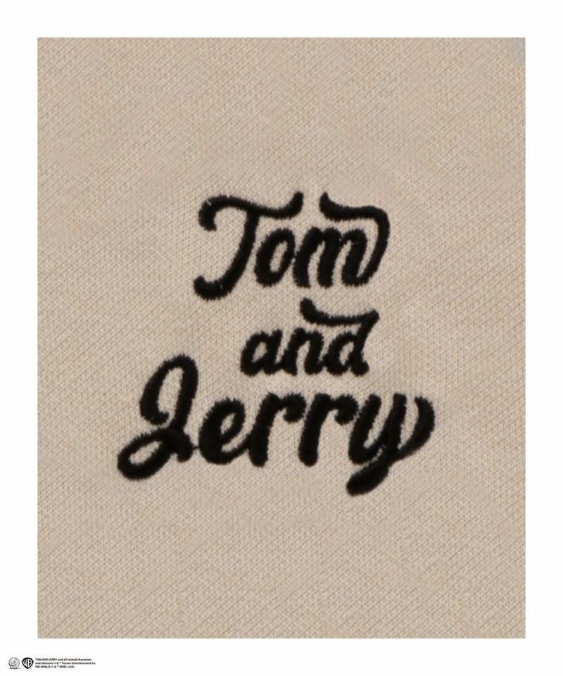 Tom and Jerry ポンチ素材 バックサガラ刺繍トレーナー メンズ商品画像-9