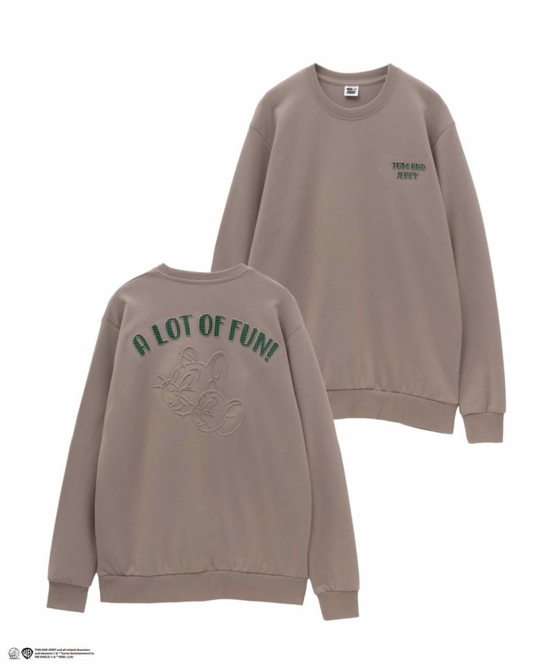 Tom and Jerry ポンチ素材 別布エンボストレーナー メンズ商品画像-1