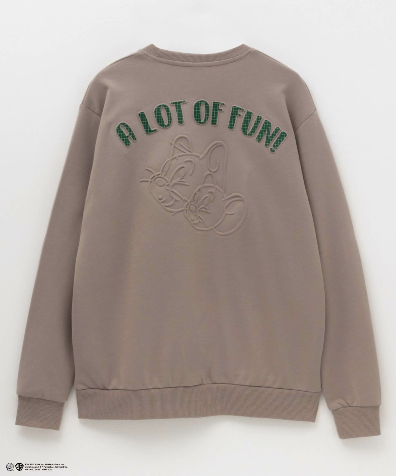 Tom and Jerry ポンチ素材 別布エンボストレーナー メンズ