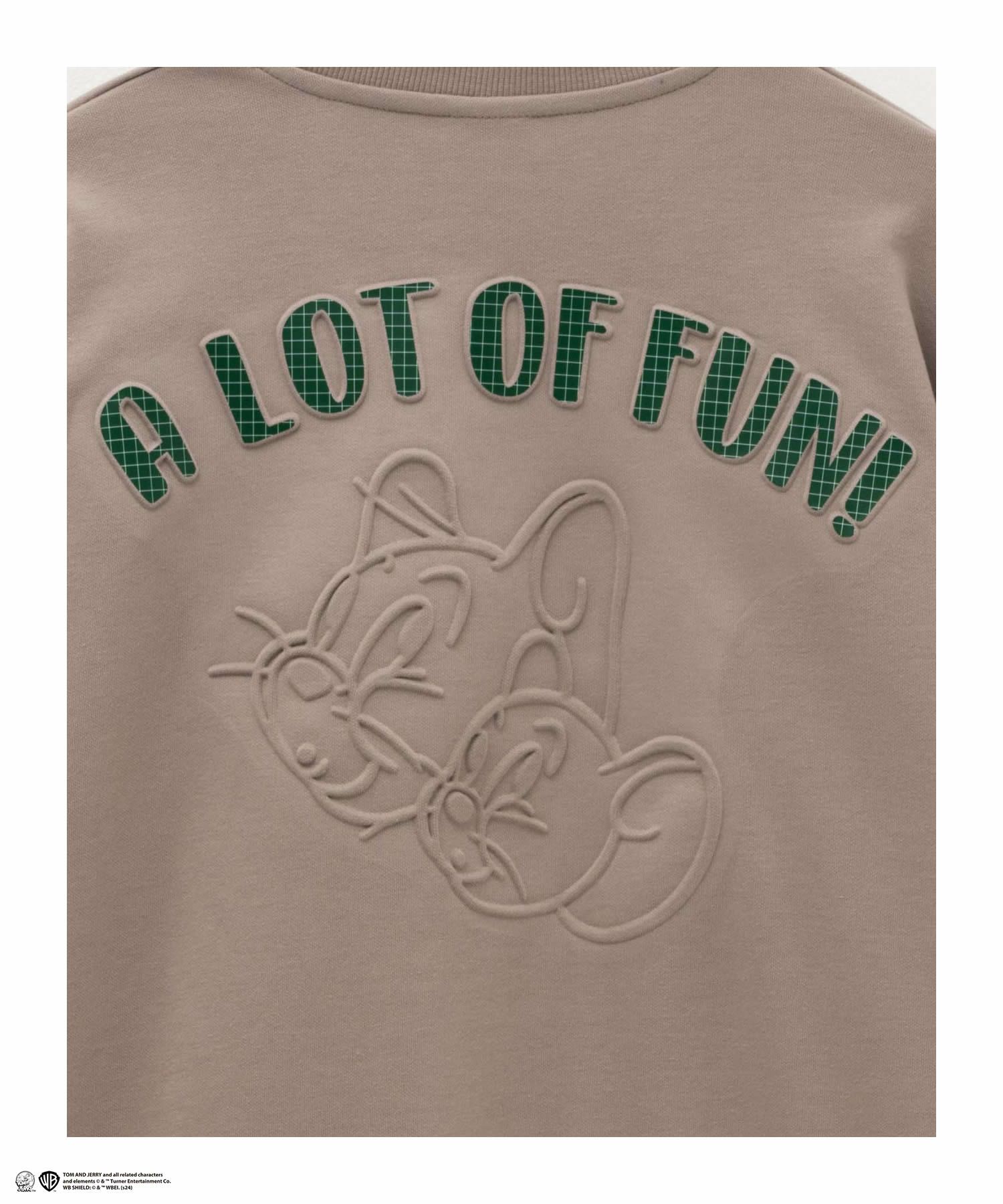 Tom and Jerry ポンチ素材 別布エンボストレーナー メンズ