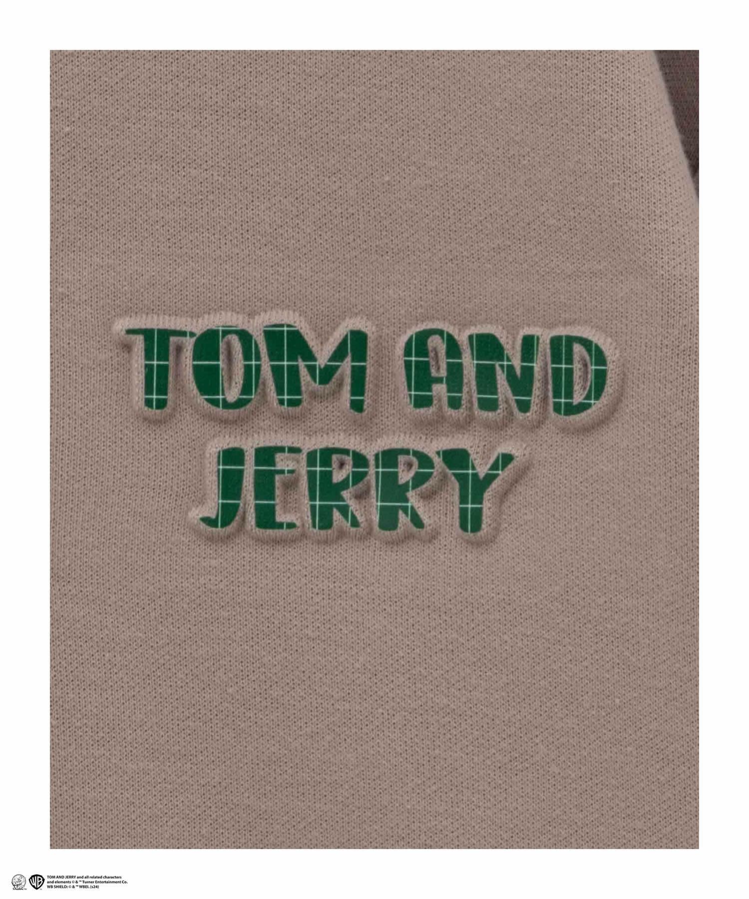 Tom and Jerry ポンチ素材 別布エンボストレーナー メンズ