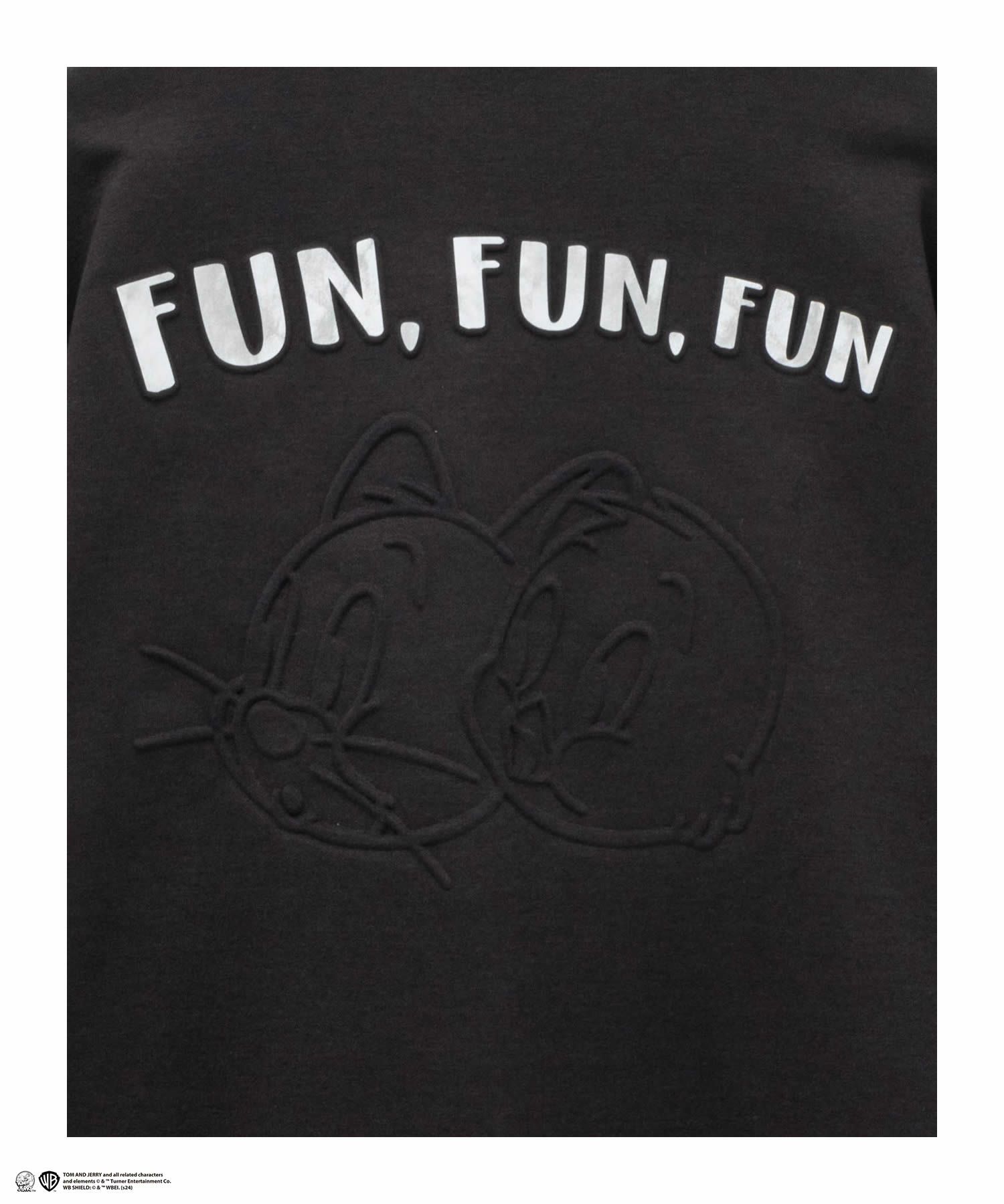 Tom and Jerry ポンチ素材 別布エンボストレーナー メンズ