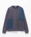 URBAN COLLECTION スエードライク切替プルオーバー メンズ