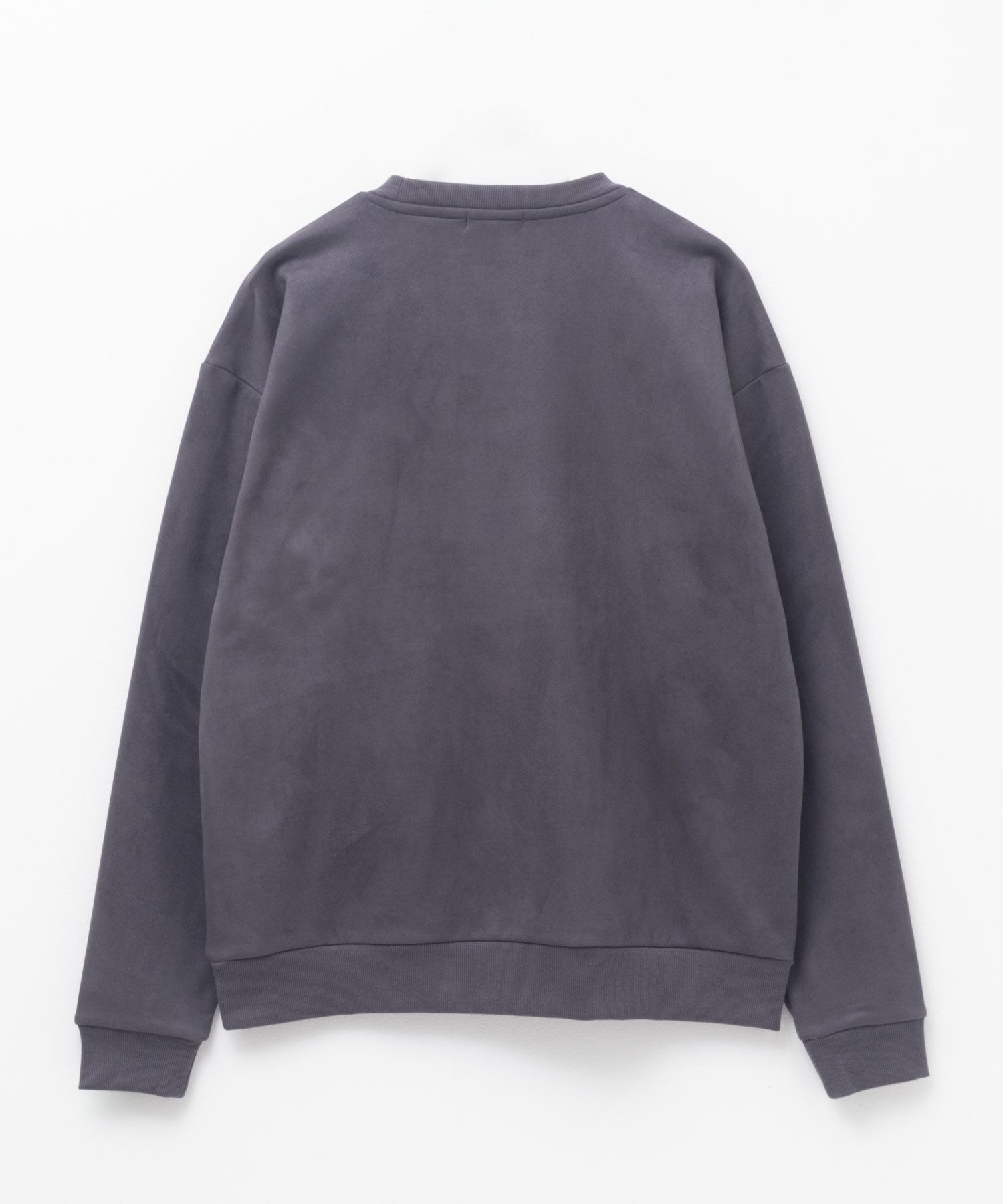 URBAN COLLECTION スエードライク切替プルオーバー メンズ
