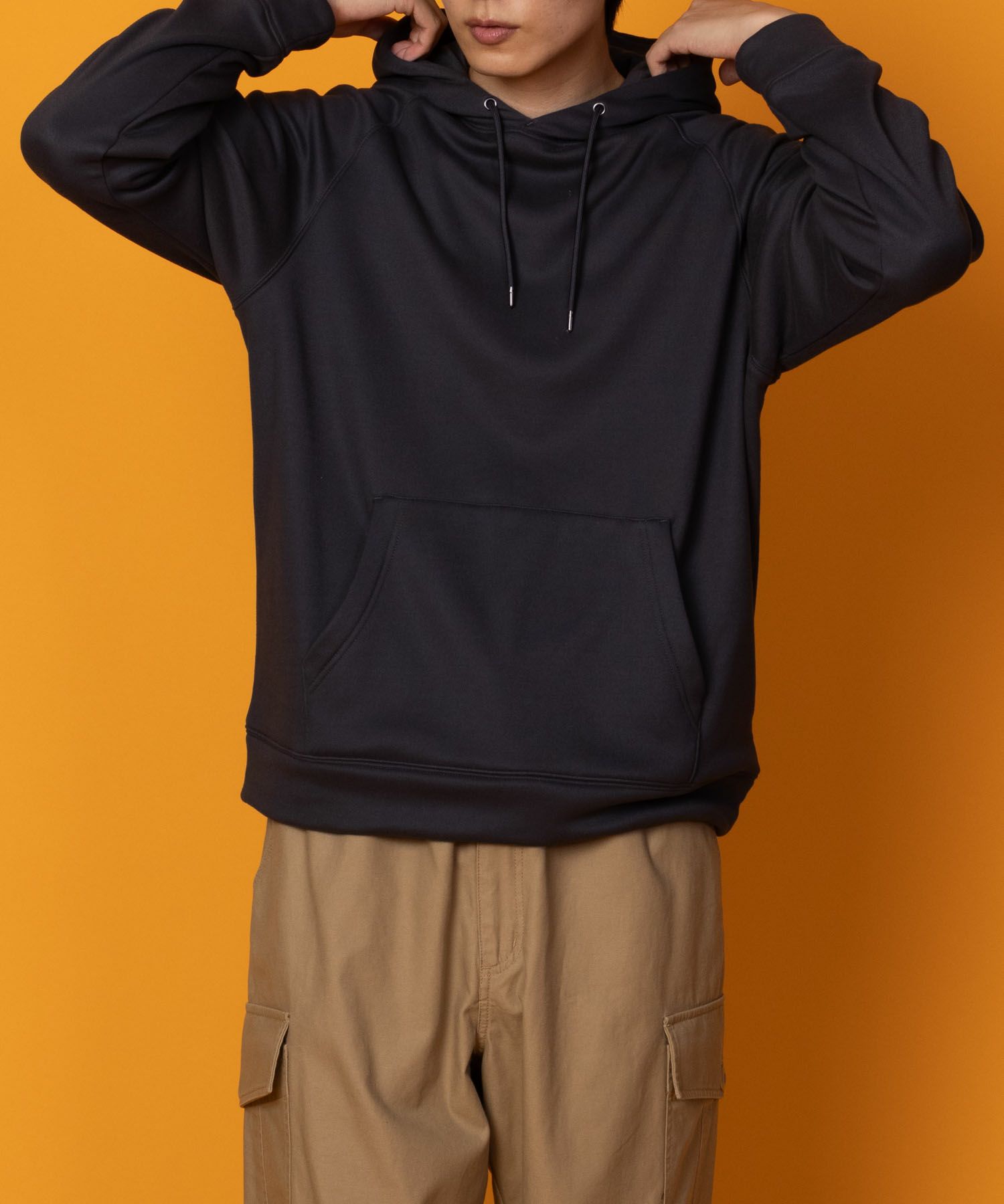 NAVY 温℃ ベルボアパーカー メンズ