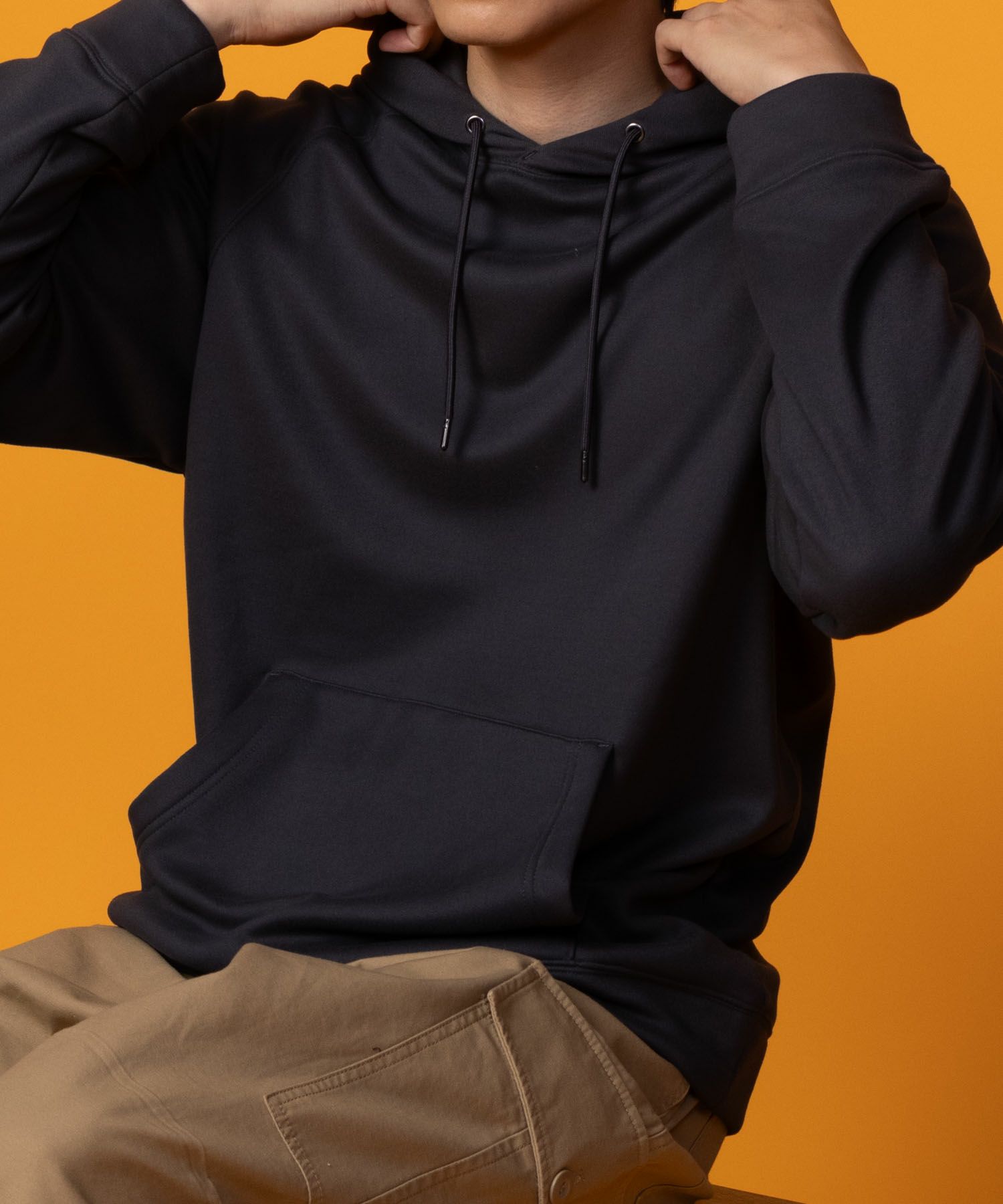 NAVY 温℃ ベルボアパーカー メンズ