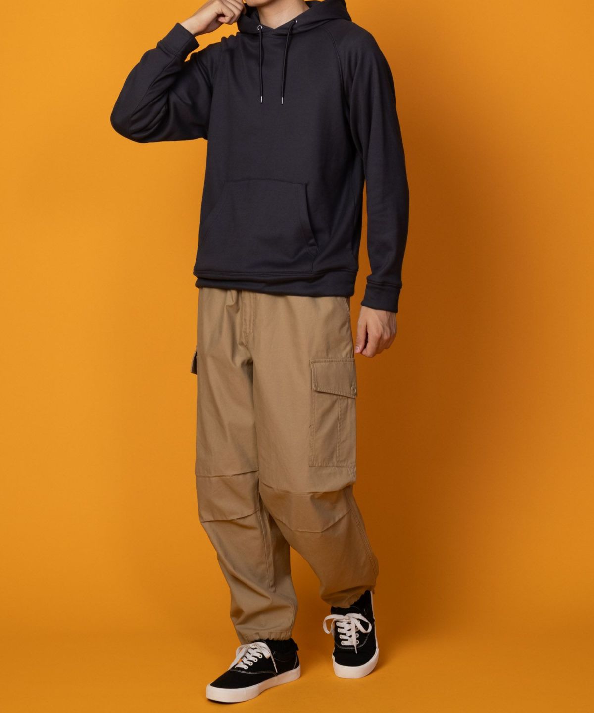 NAVY 温℃ ベルボアパーカー メンズ