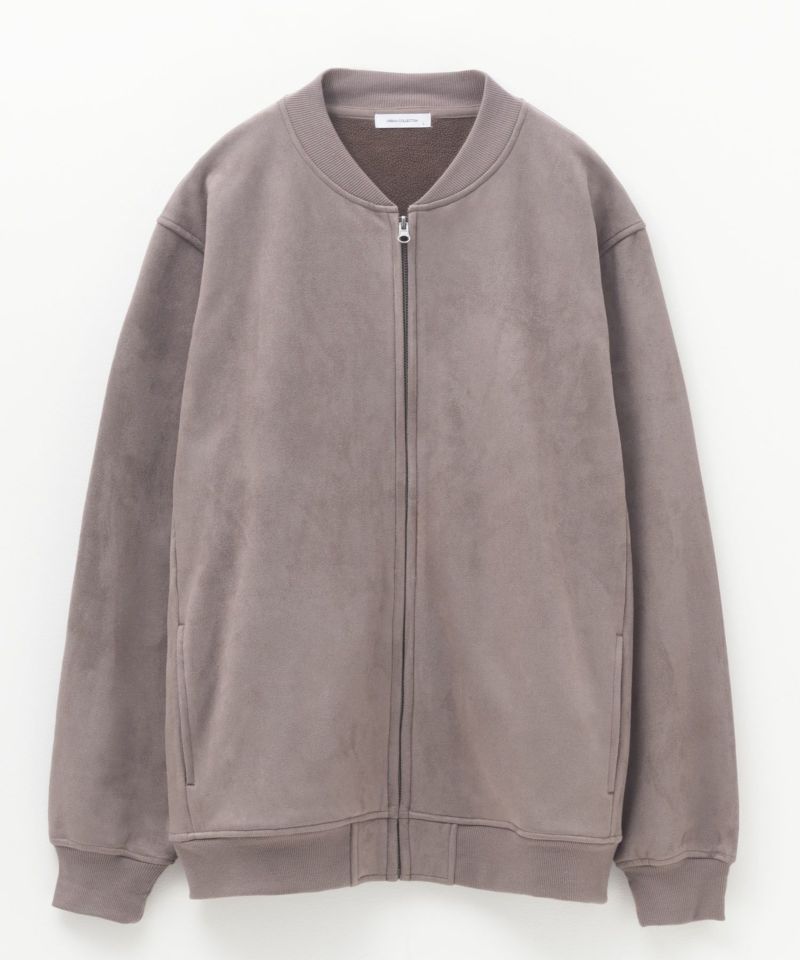 URBAN COLLECTION  スエードライクジップブルゾン メンズ商品画像-3