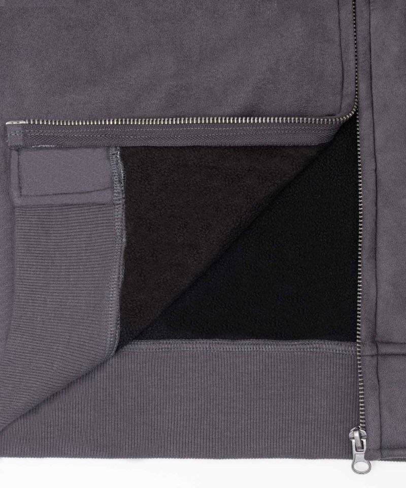 URBAN COLLECTION  スエードライクジップブルゾン メンズ商品画像-6