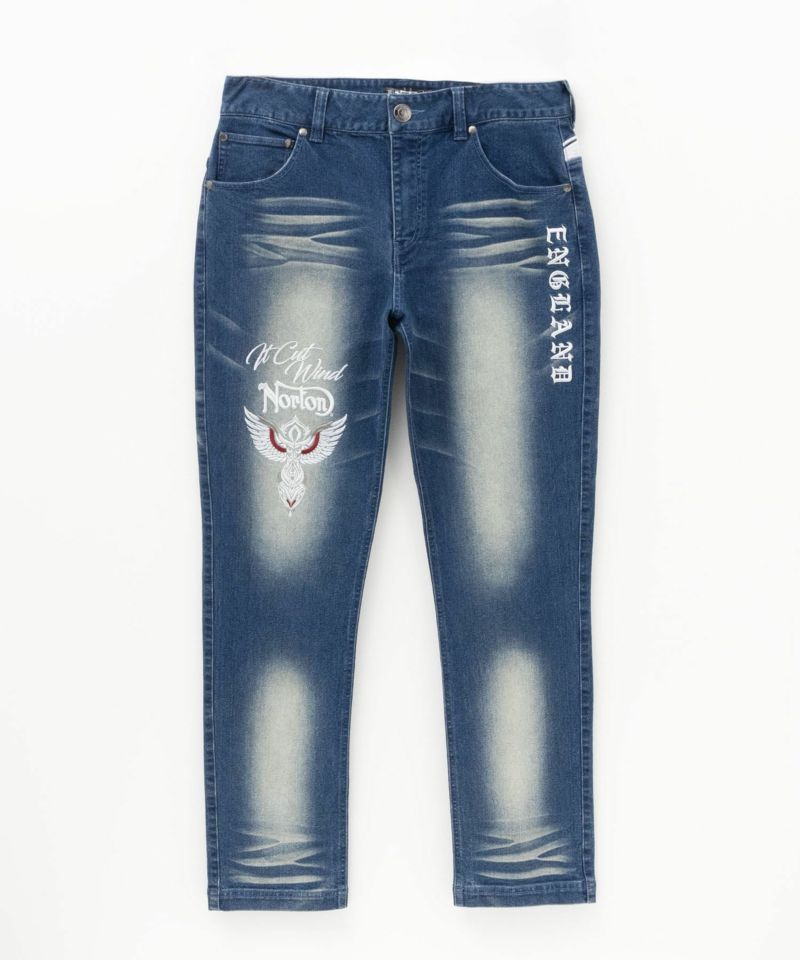 Norton  ウイングMAX刺繍ストレッチデニム メンズ商品画像-1