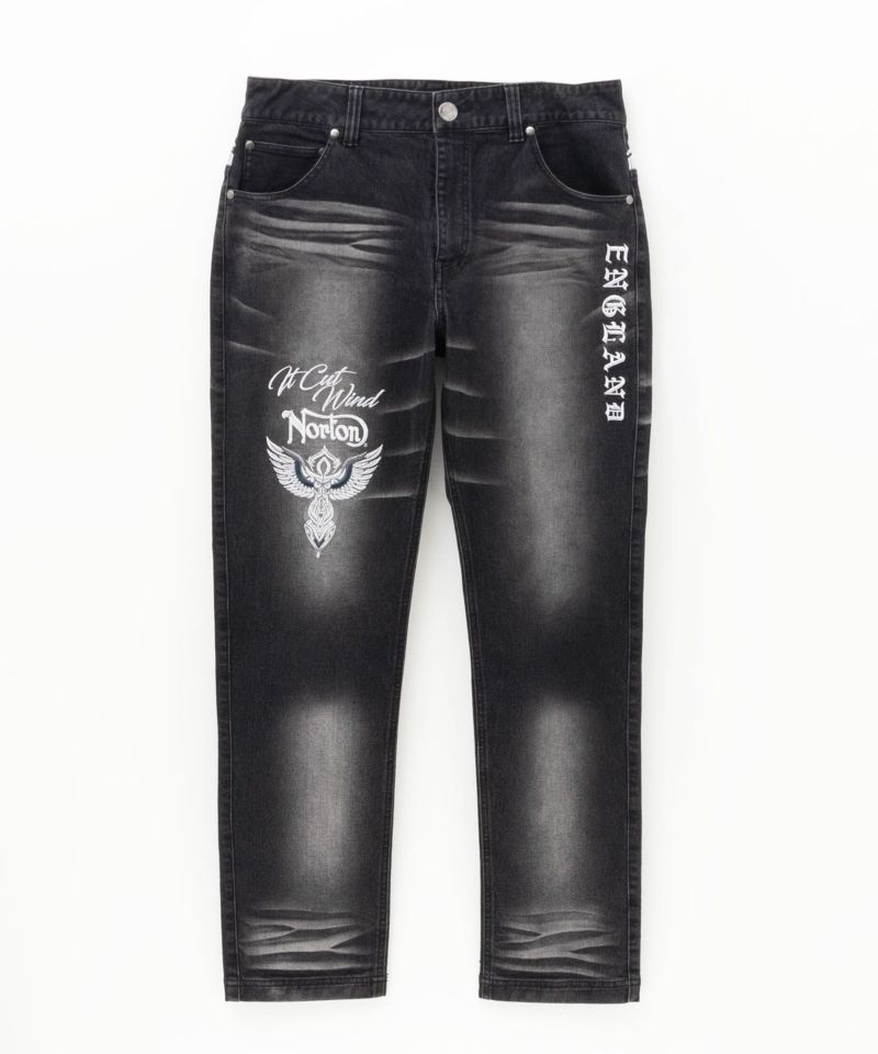 Norton  ウイングMAX刺繍ストレッチデニム メンズ商品画像-3