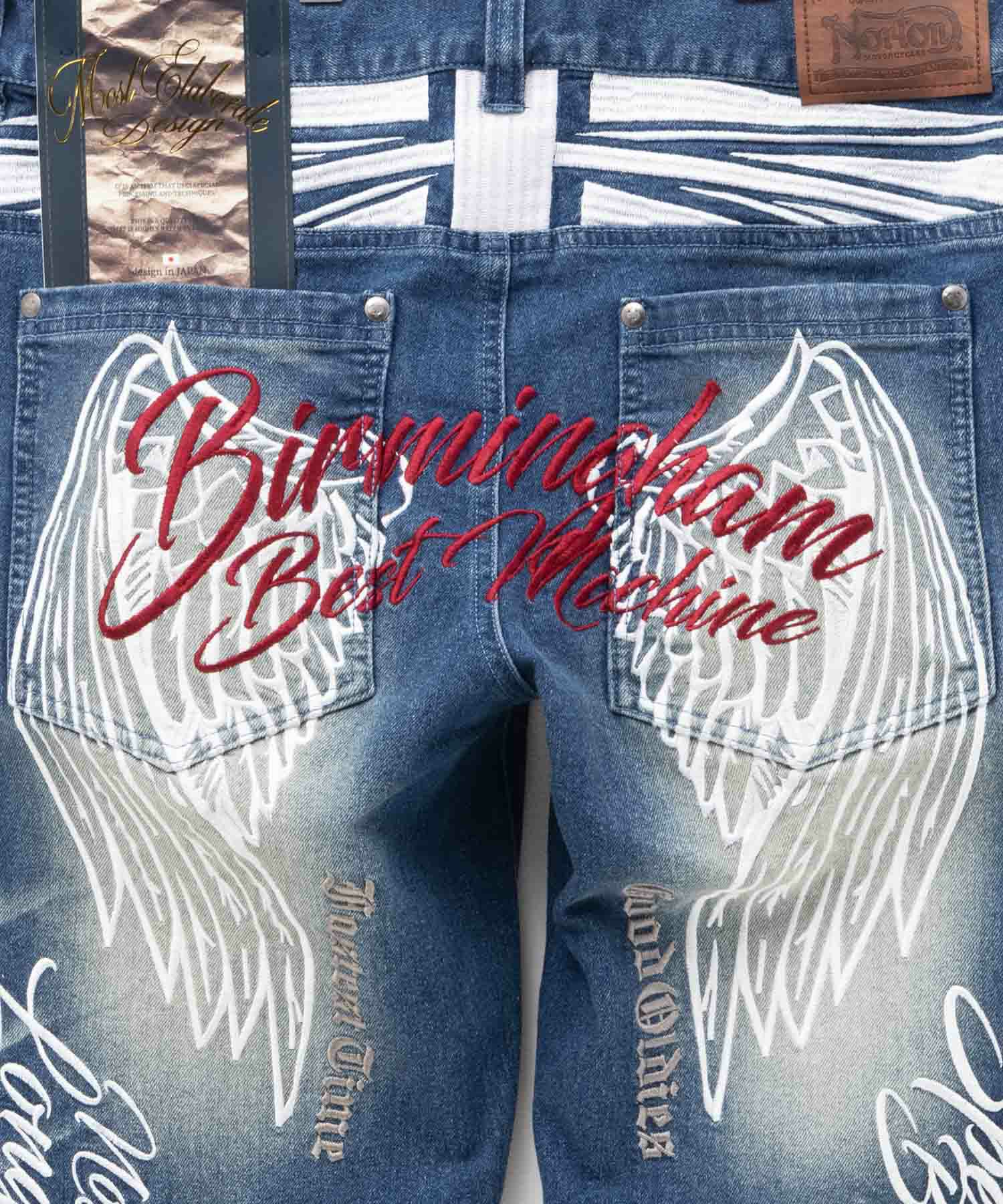 Norton  ウイングMAX刺繍ストレッチデニム メンズ商品サムネイル-12