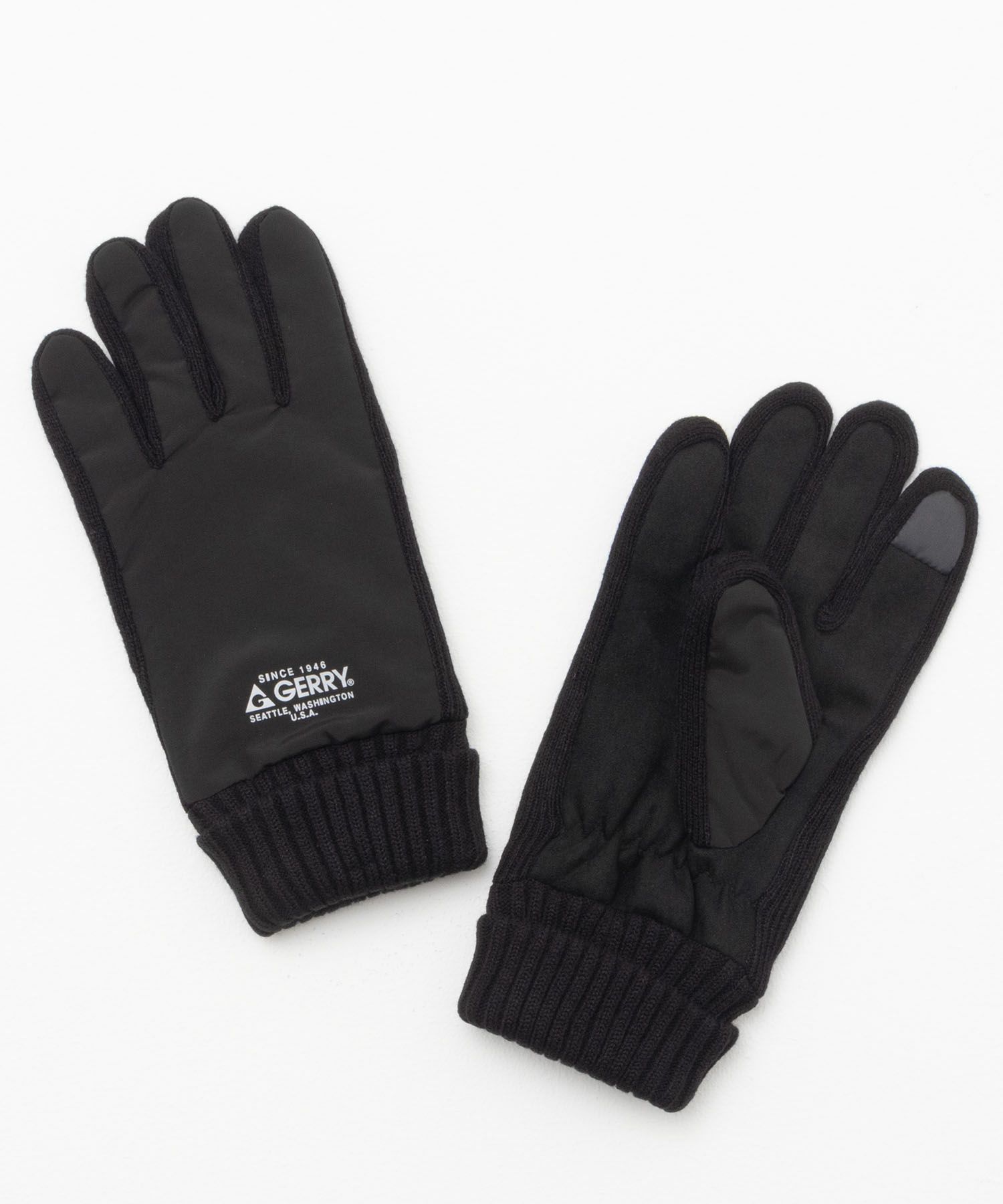 GERRY  ニットマチロゴプリントグローブ メンズ商品画像-1