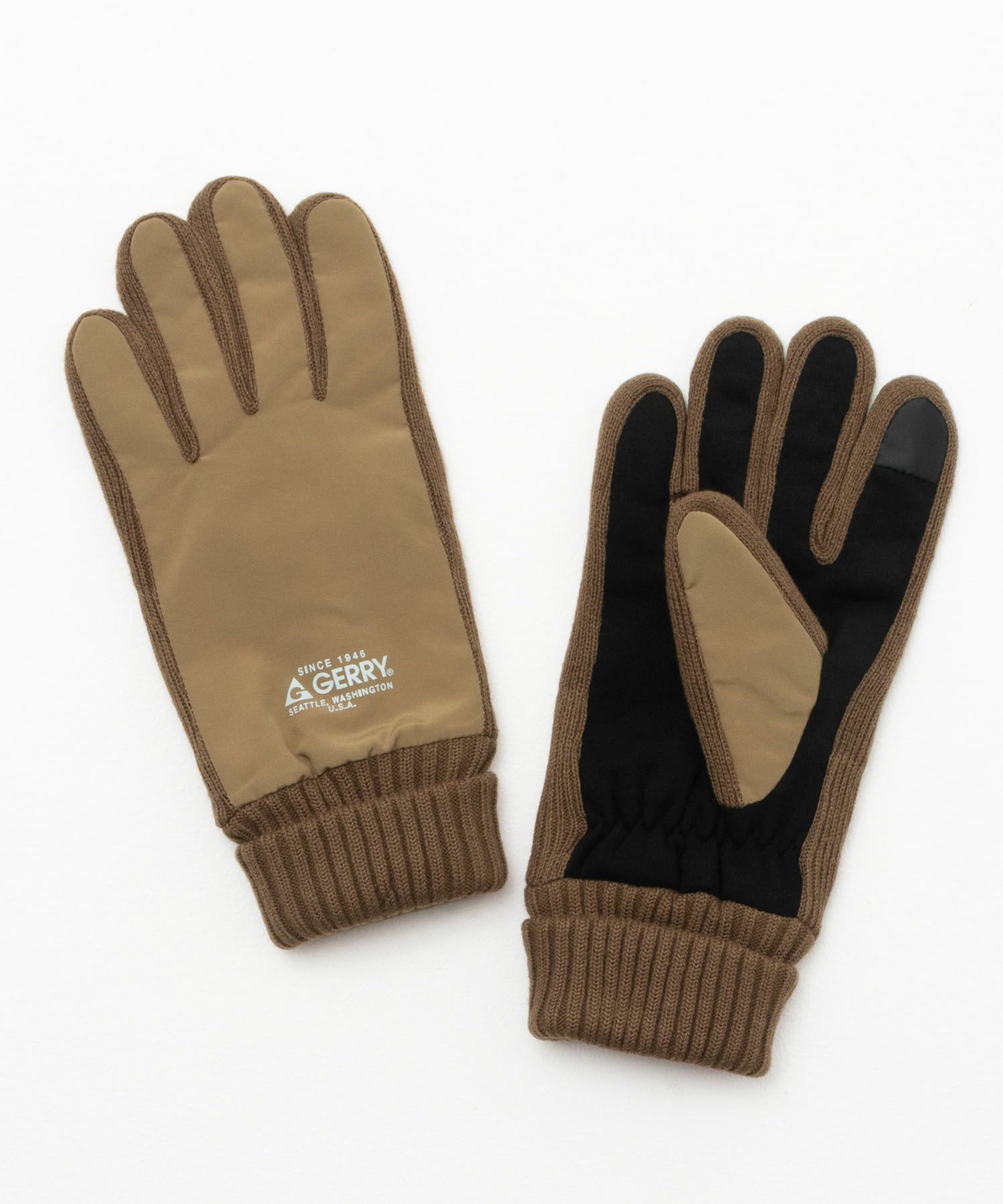 GERRY ニットマチロゴプリントグローブ メンズ