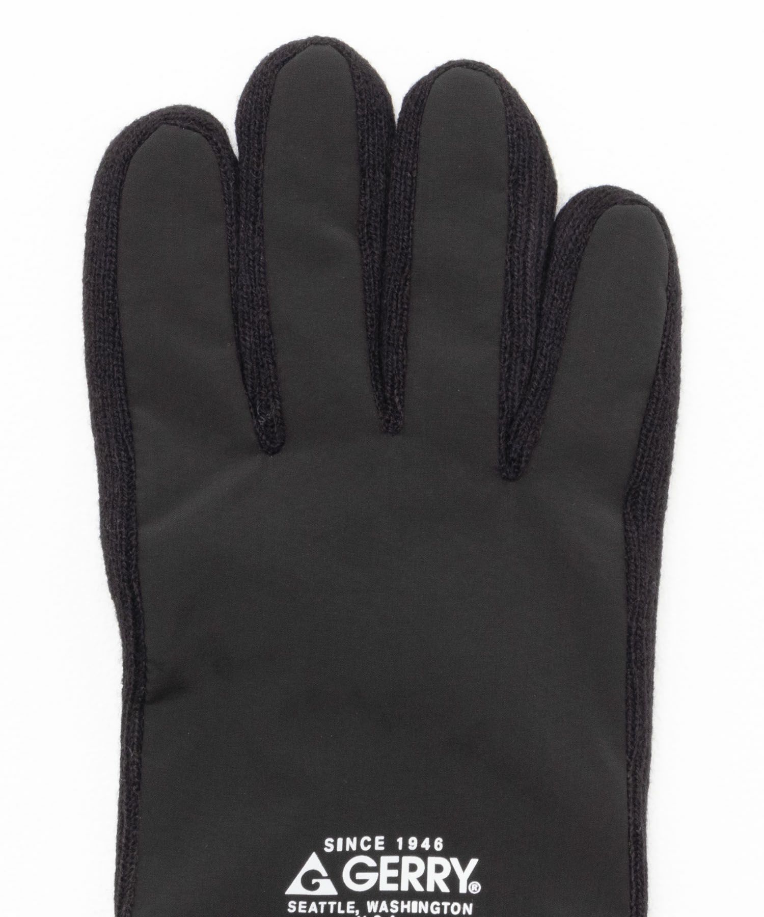 GERRY ニットマチロゴプリントグローブ メンズ