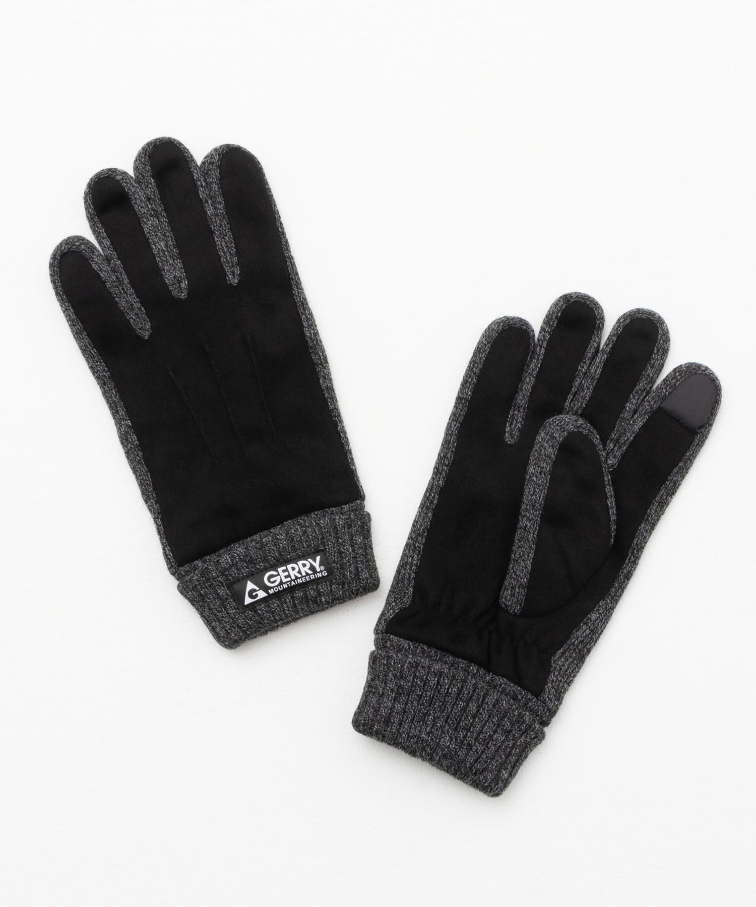 GERRY ニットマチPUスエードグローブ メンズ