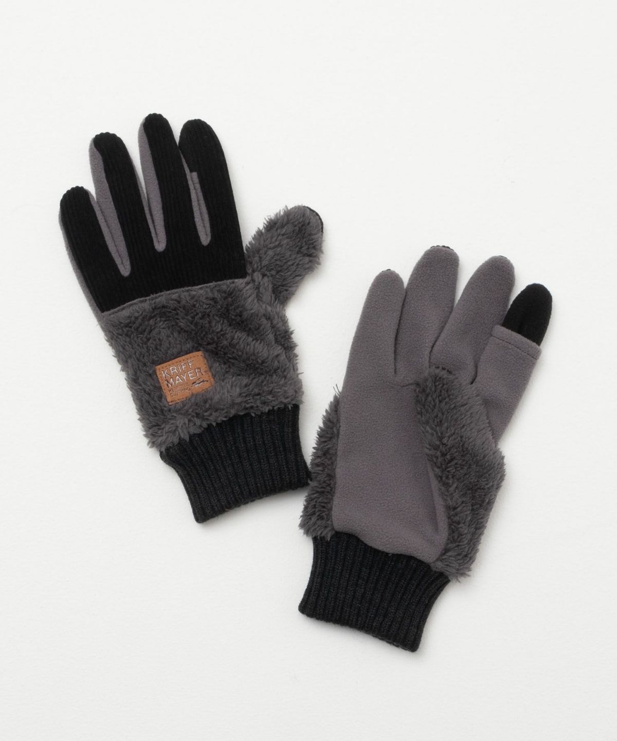 KRIFF MAYER ボア切替グローブ メンズ