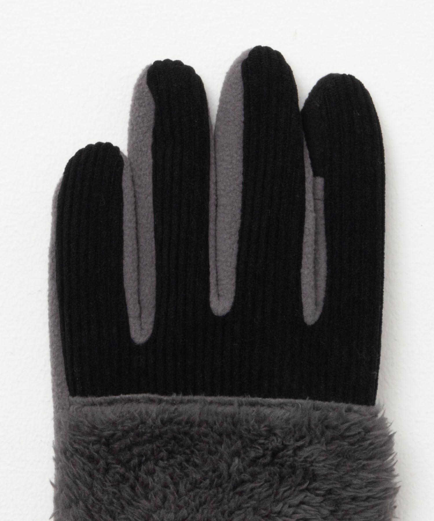 KRIFF MAYER  ボア切替グローブ メンズ商品画像-3