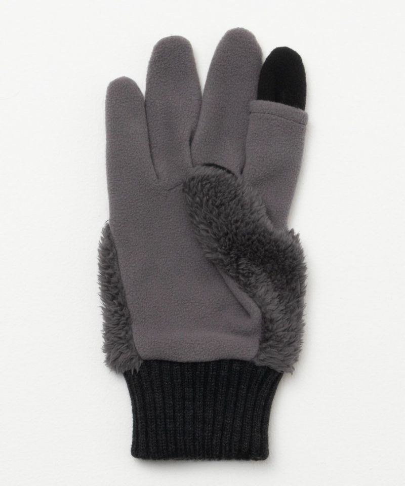 KRIFF MAYER  ボア切替グローブ メンズ商品画像-4