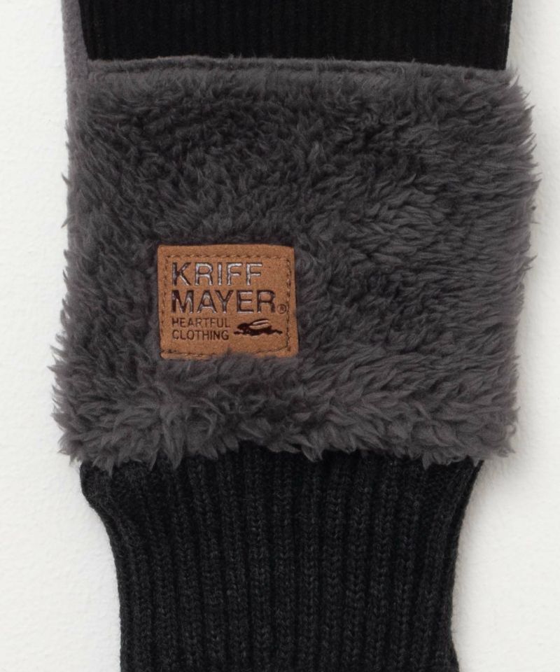 KRIFF MAYER ボア切替グローブ メンズ商品画像-6