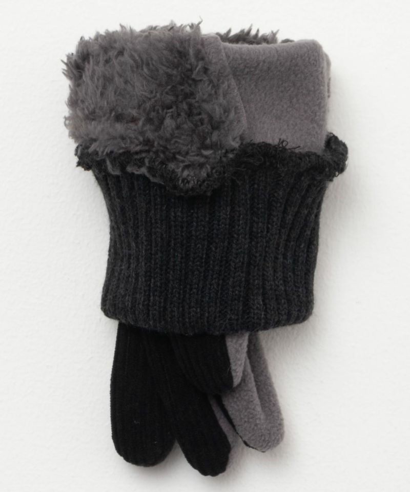 KRIFF MAYER  ボア切替グローブ メンズ商品画像-8