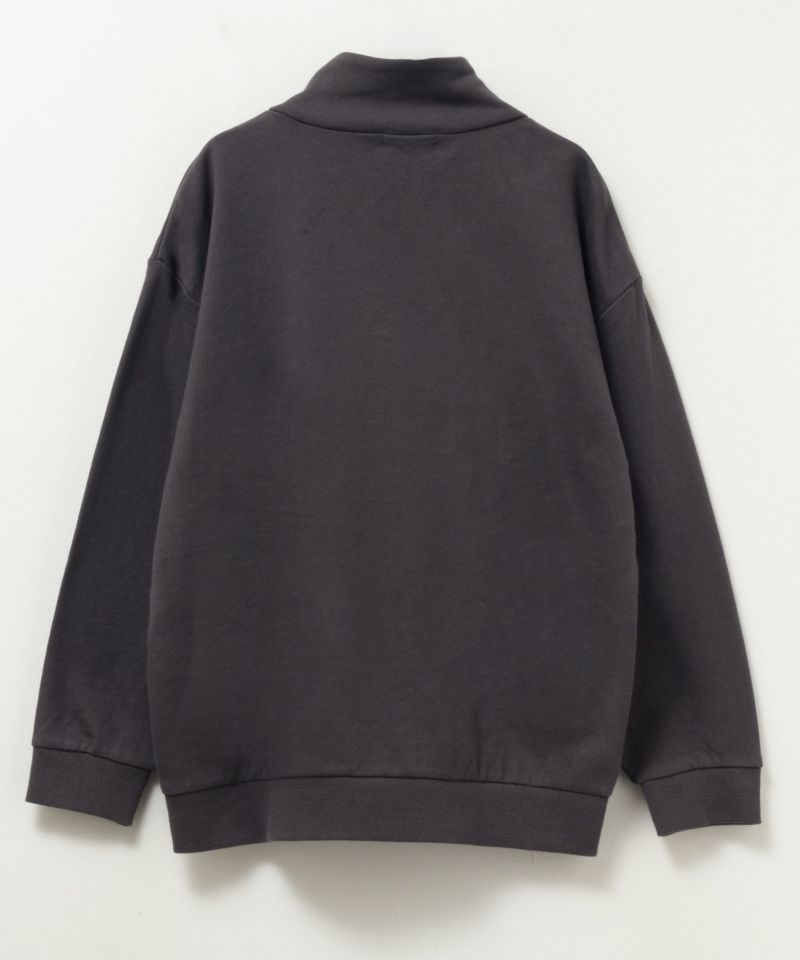 NAVY  USコットンハーフジップトレーナー キッズ商品画像-3