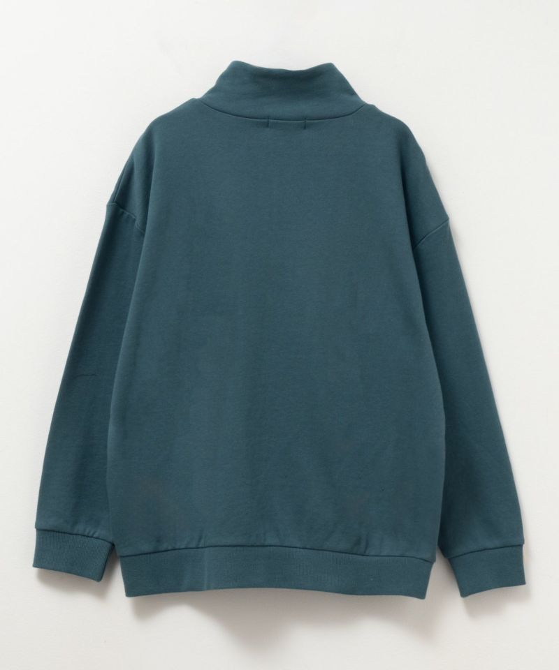 NAVY  USコットンハーフジップトレーナー キッズ商品画像-5