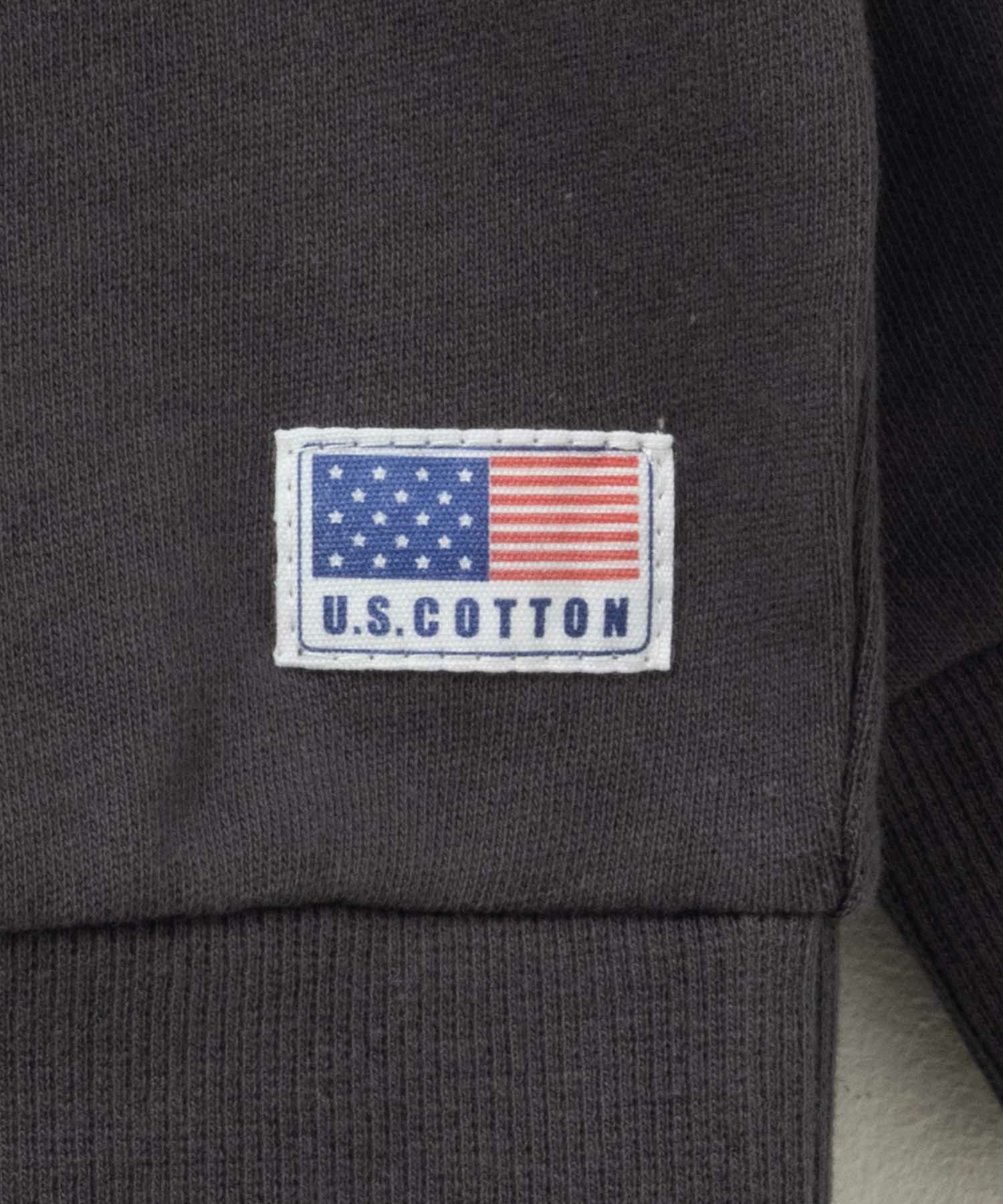 NAVY  USコットンハーフジップトレーナー キッズ商品サムネイル-8