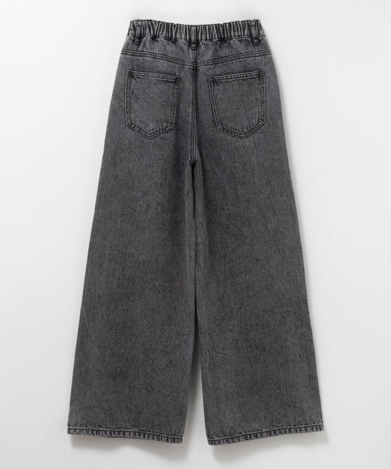 NAVY  デニムワイドパンツ キッズ商品画像-14