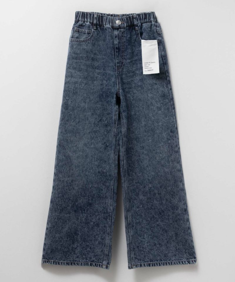 NAVY  デニムワイドパンツ キッズ商品画像-17