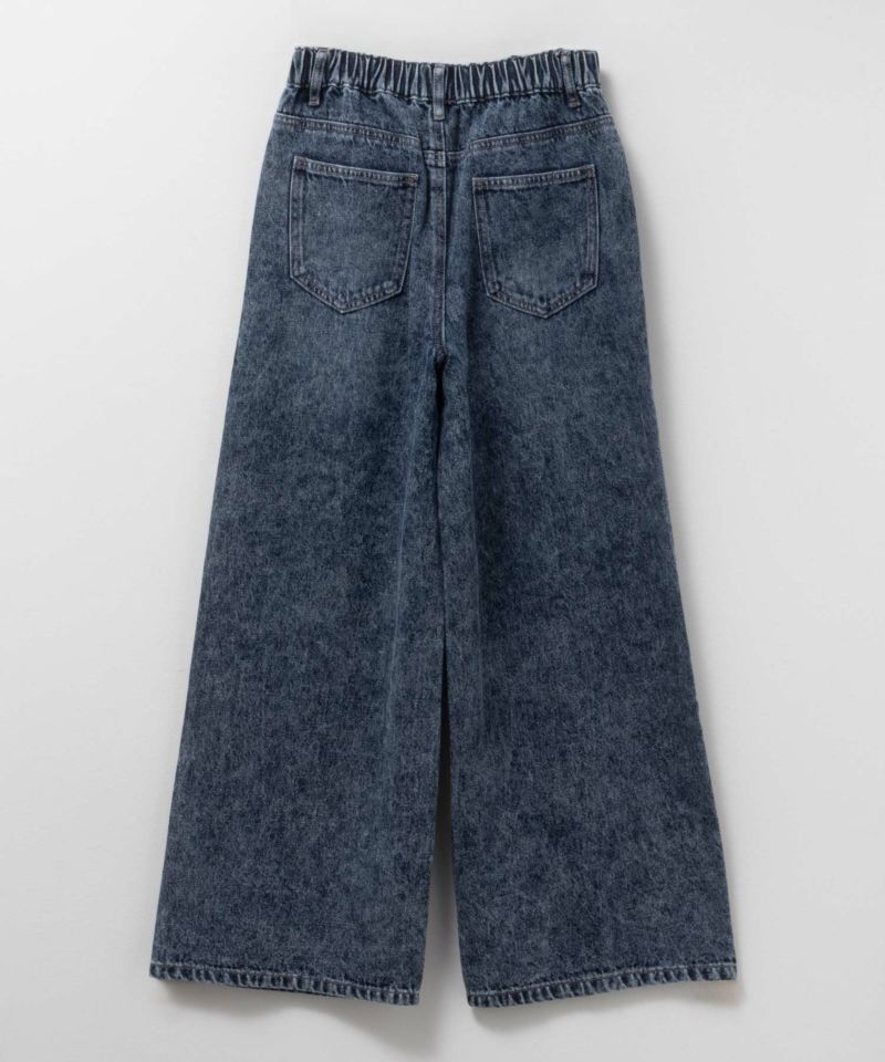 NAVY  デニムワイドパンツ キッズ商品画像-18