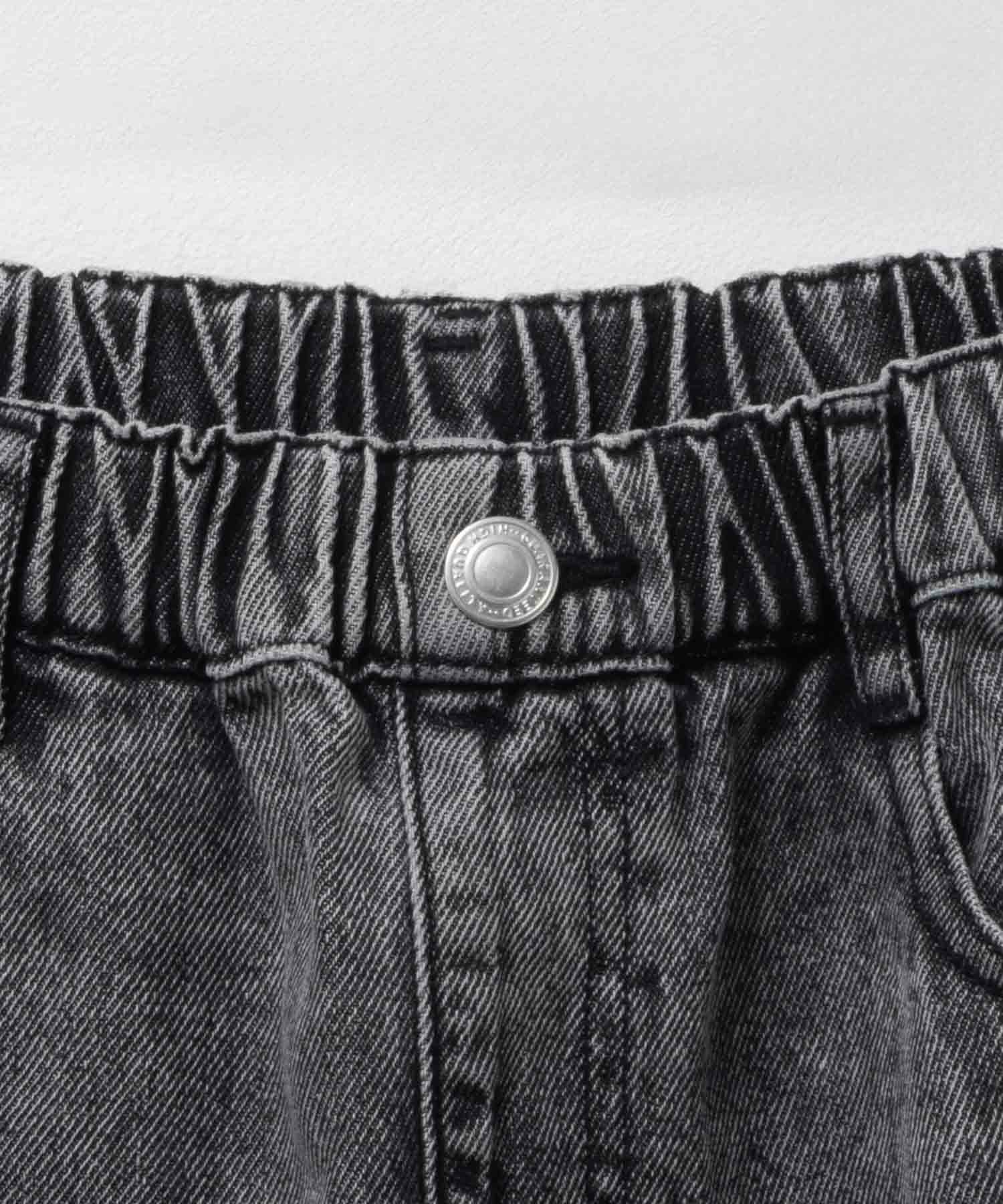 NAVY  デニムワイドパンツ キッズ商品画像-19
