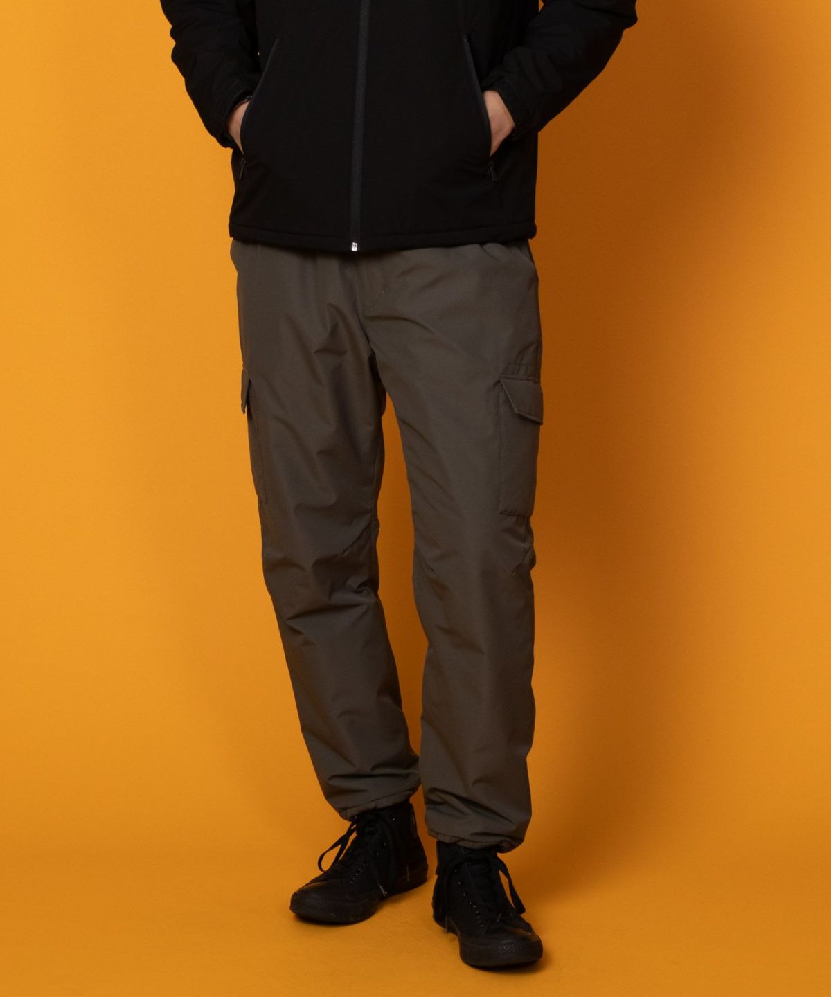 NAVY 温℃ 3M（TM）中綿カーゴパンツ メンズ