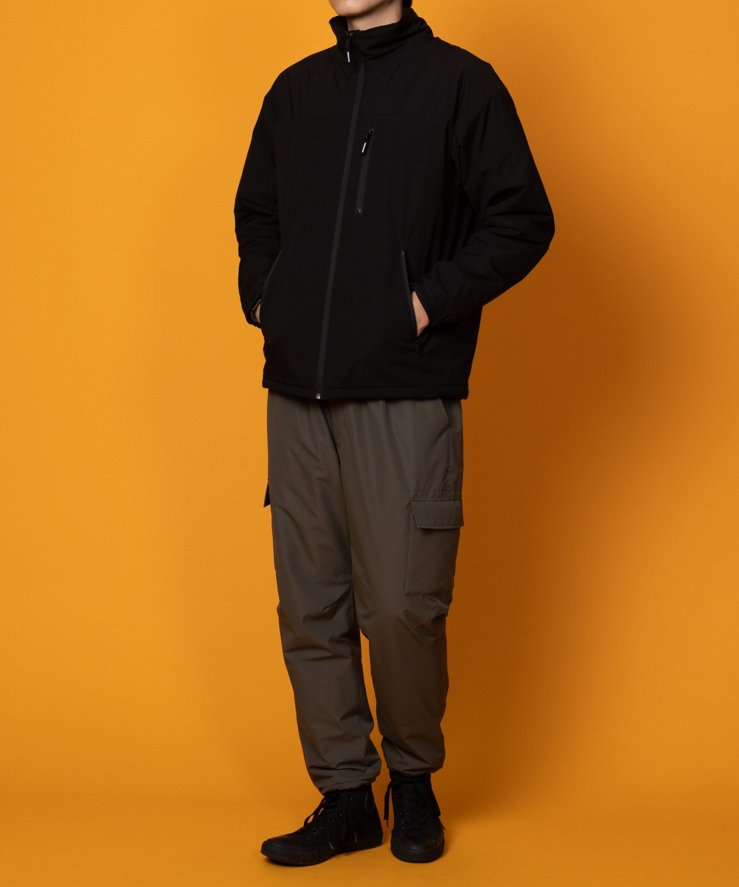 NAVY 温℃ 3M（TM）中綿カーゴパンツ メンズ商品サムネイル-4