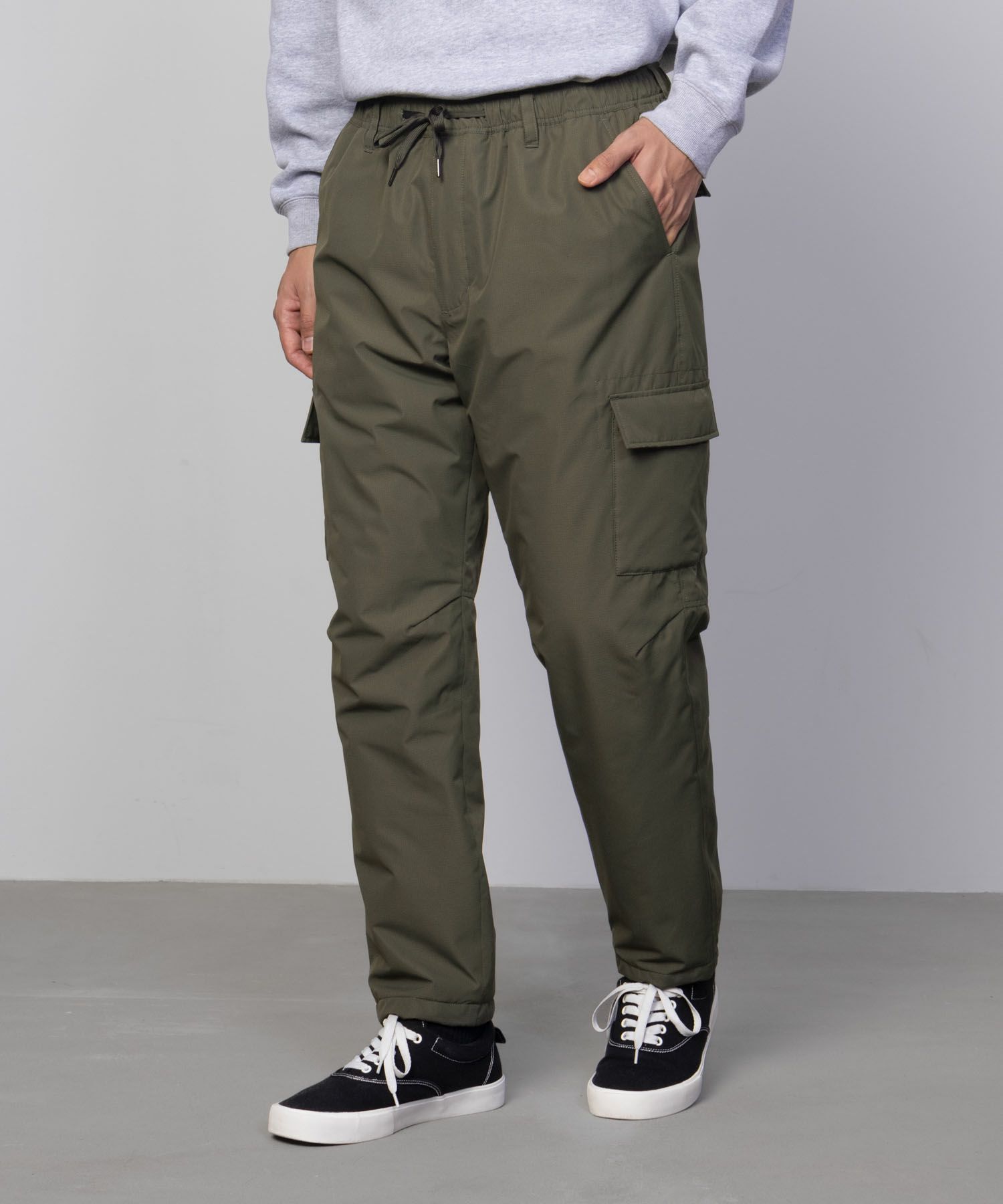NAVY 温℃ 3M（TM）中綿カーゴパンツ メンズ