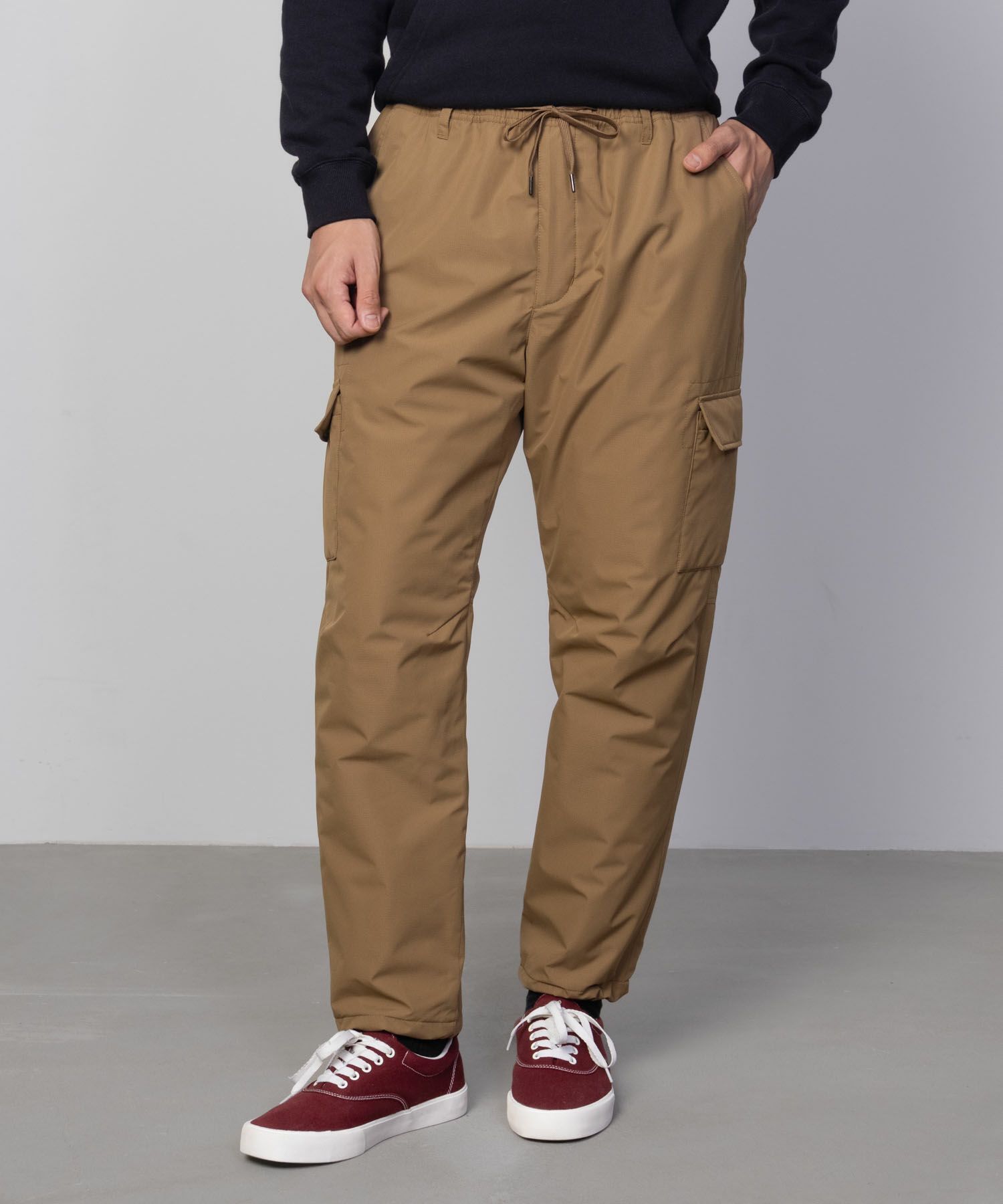 NAVY 温℃ 3M（TM）中綿カーゴパンツ メンズ商品画像-8