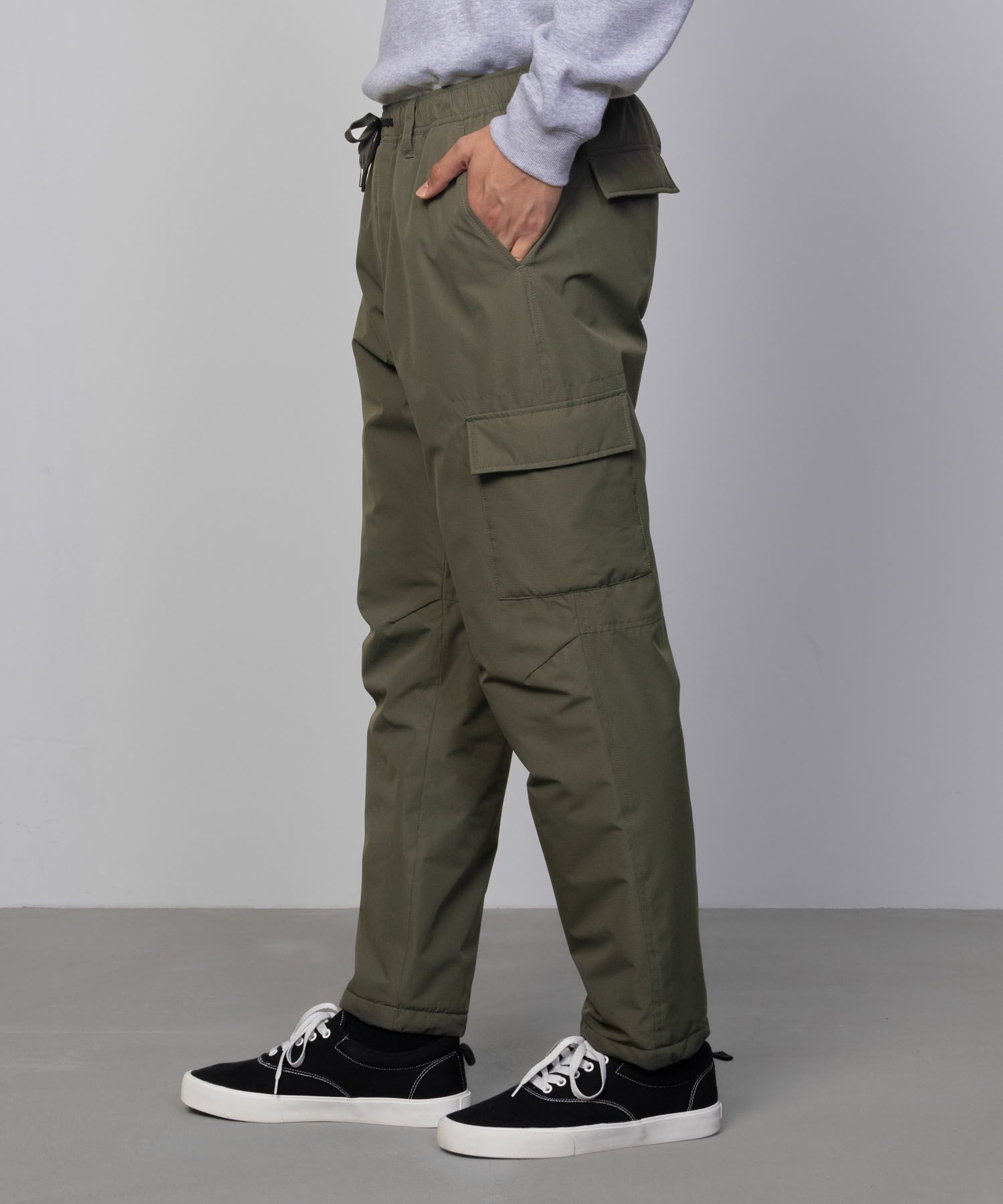 NAVY 温℃ 3M（TM）中綿カーゴパンツ メンズ