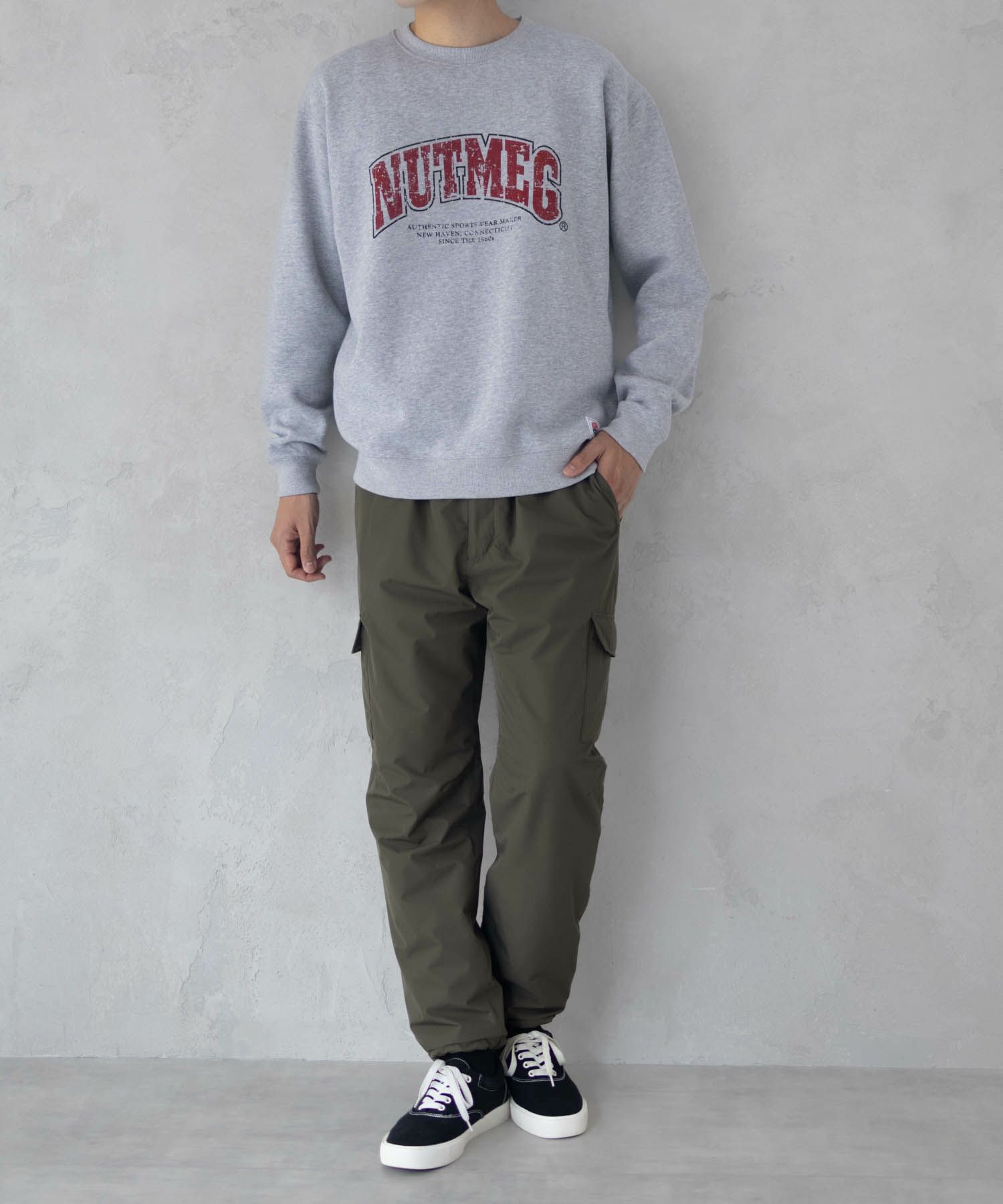 NAVY 温℃ 3M（TM）中綿カーゴパンツ メンズ