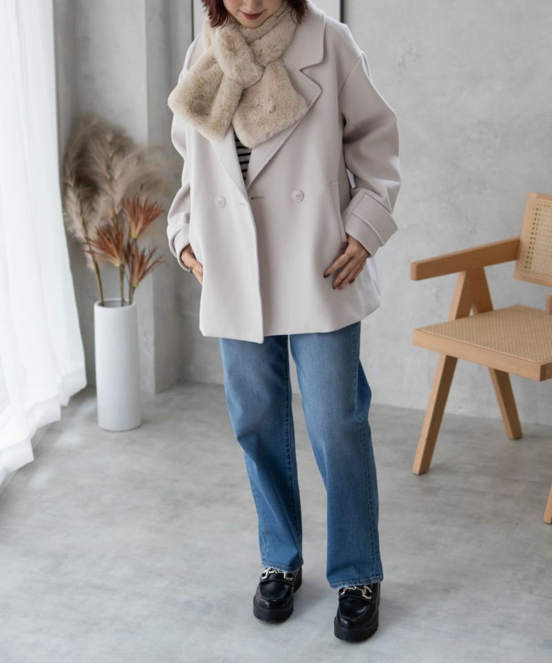 NAVY Pコート レディース