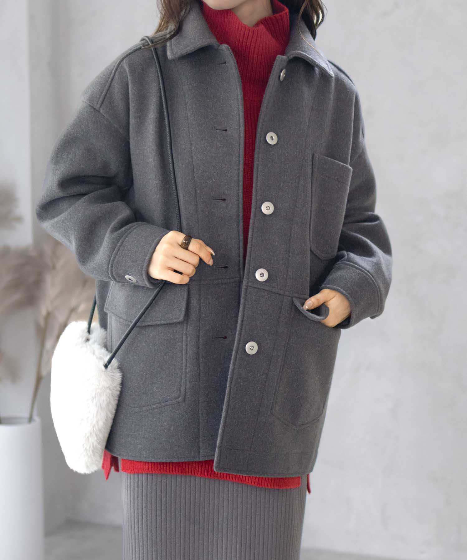 HusHusH  裏リブコート レディース商品画像-1