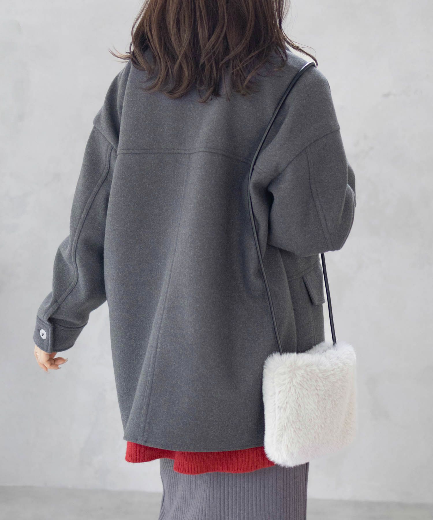 [最終さらに50%OFF]HusHusH  裏リブコート レディース商品サムネイル-3
