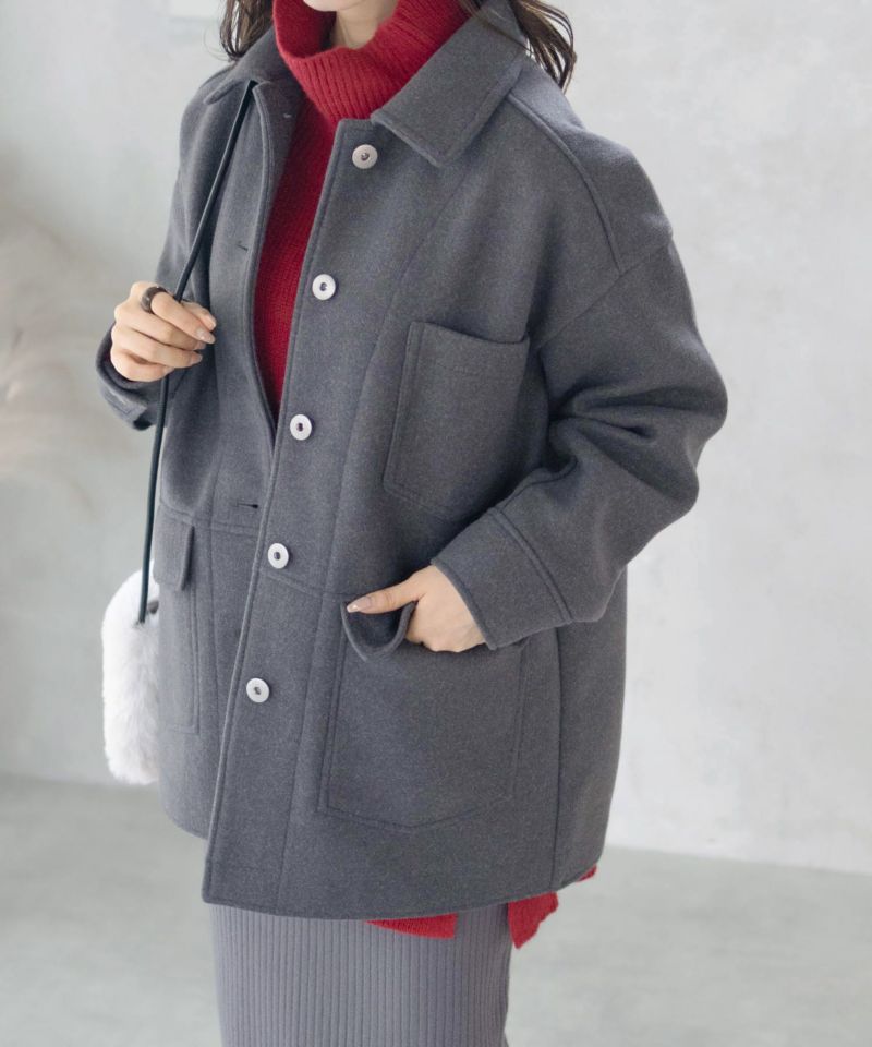 HusHusH 裏リブコート レディース商品画像-4